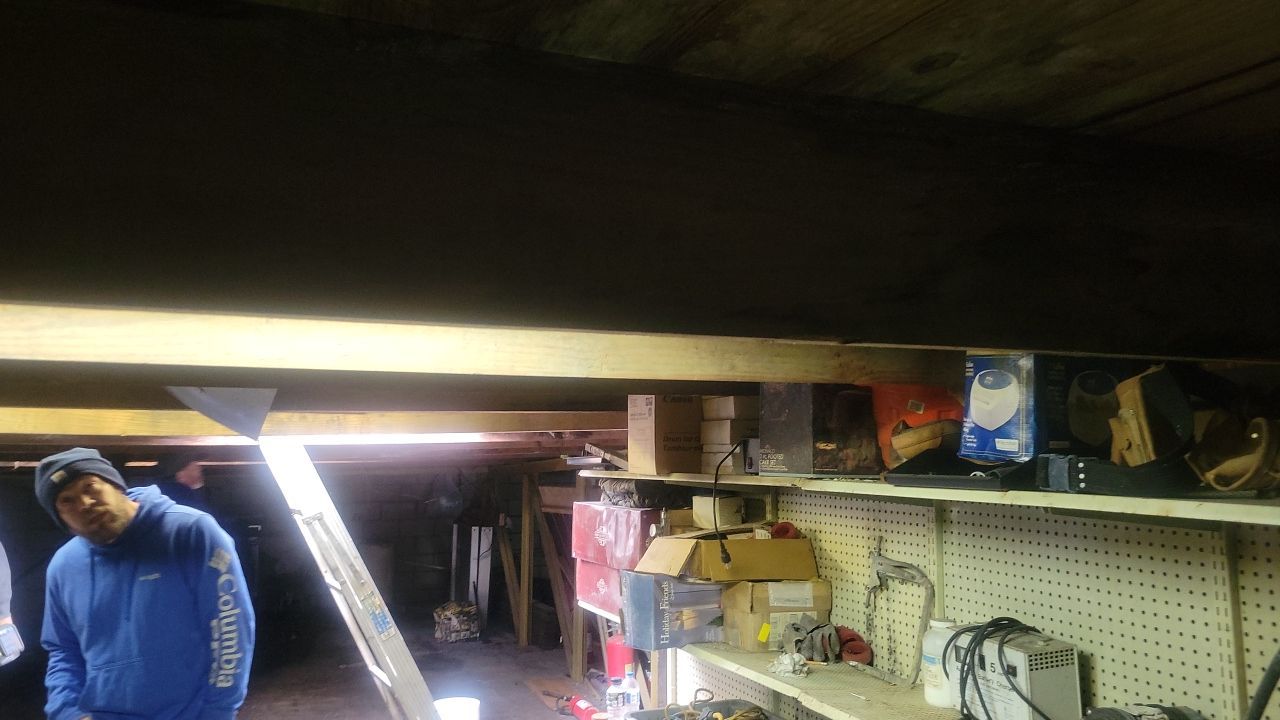 truses repair and new deking  by Xtreme interior company LLC