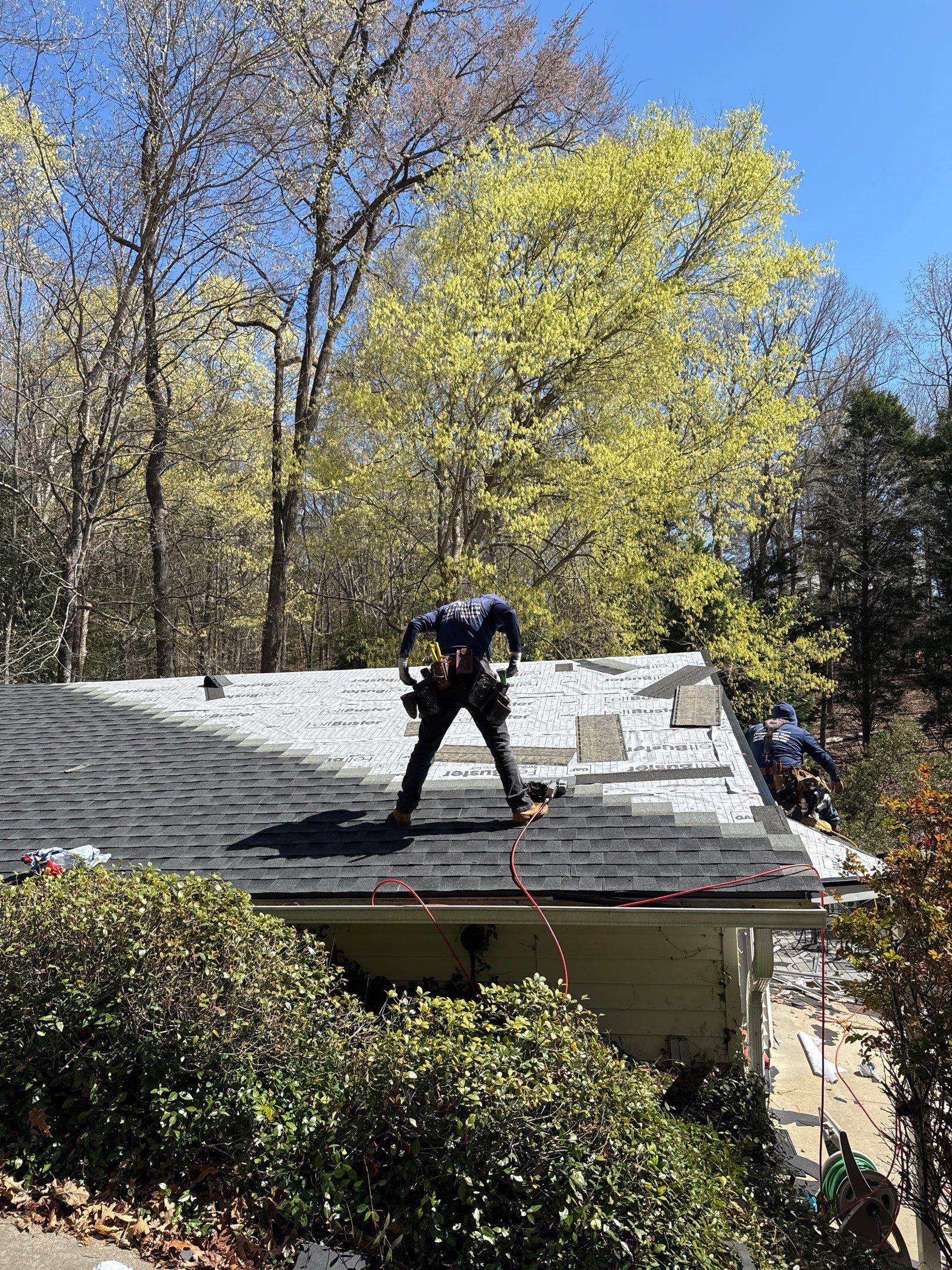 Roof replacement - GAF Timberline HDZ Charcoal  by Pro Performance Roofing
