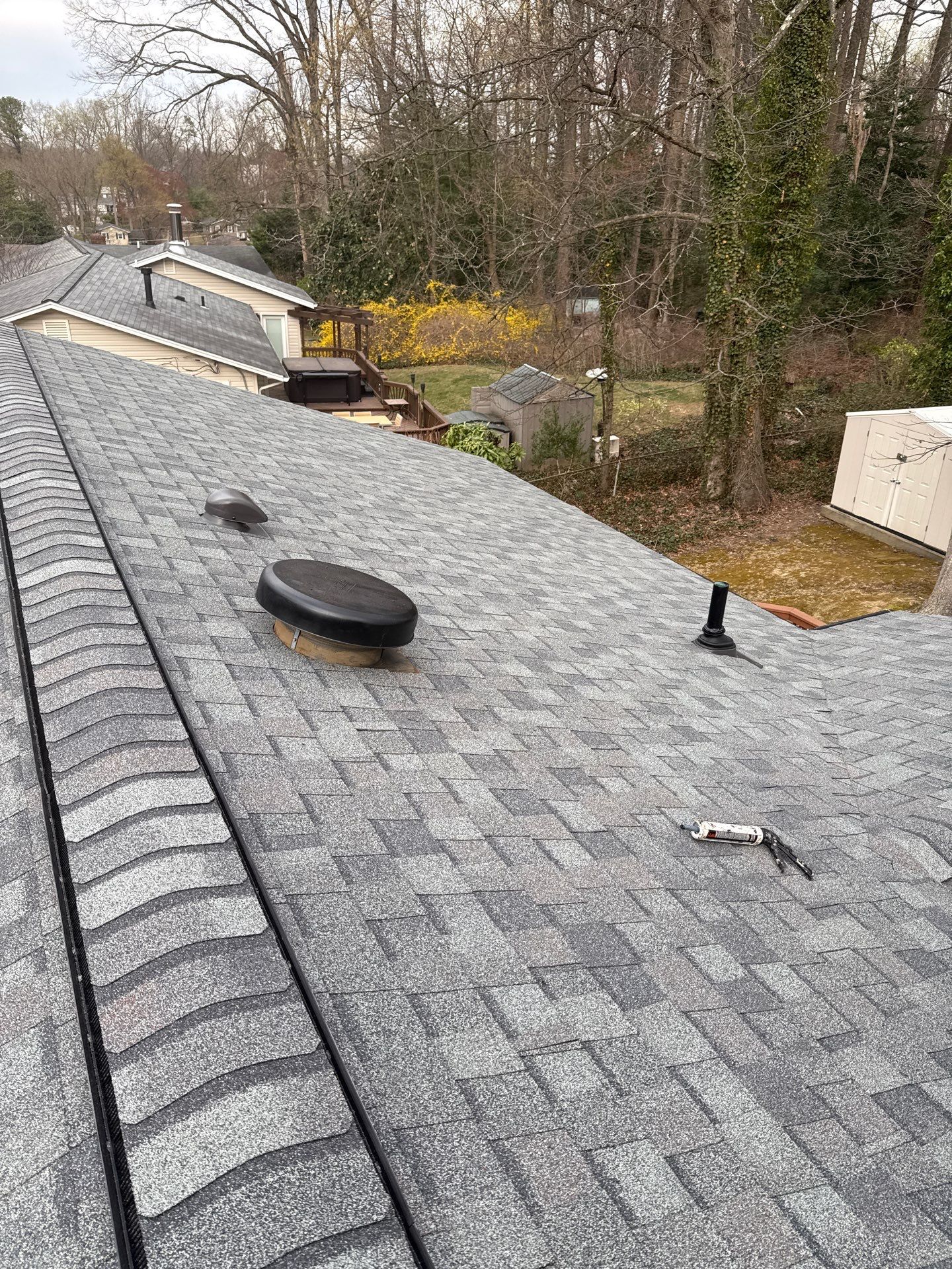 West Springfield: Residential Roof Replacement with CertainTeed Landmark in Colonial Slate by RM Banning, Inc.