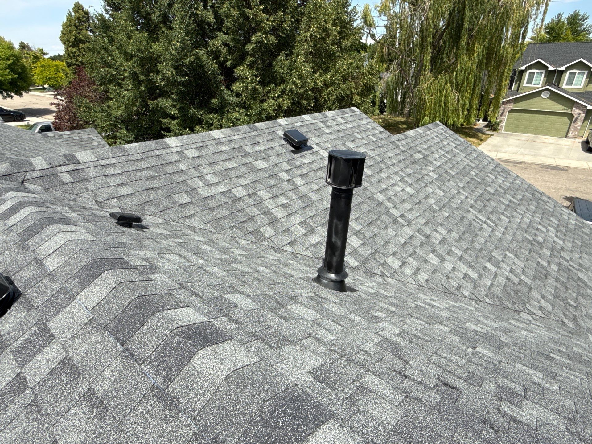 Full Residential Roof Replacement in Kuna Featuring Architectural Shingles by Olive Roofing