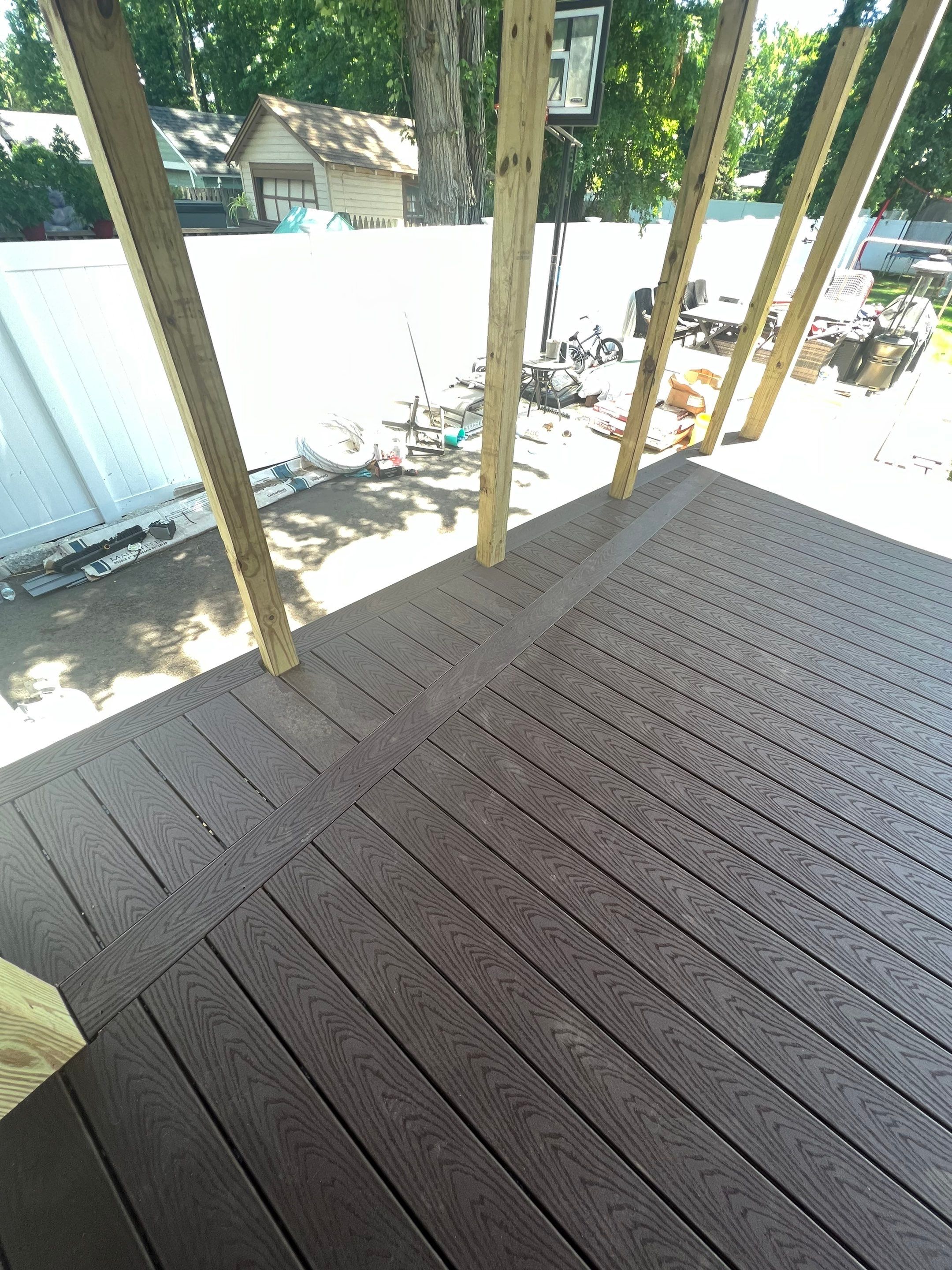 New Deck With Porch by deck guardian