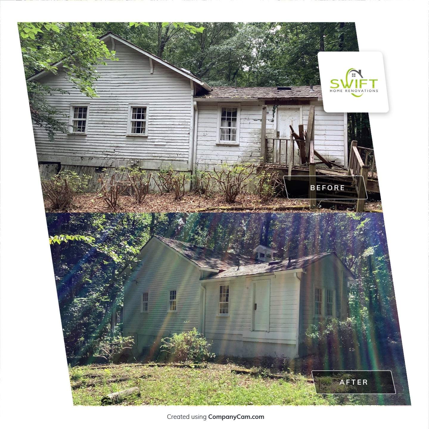 Exterior Painting and Siding Refresh for Kennesaw Historic Structure by Swift Home Renovations