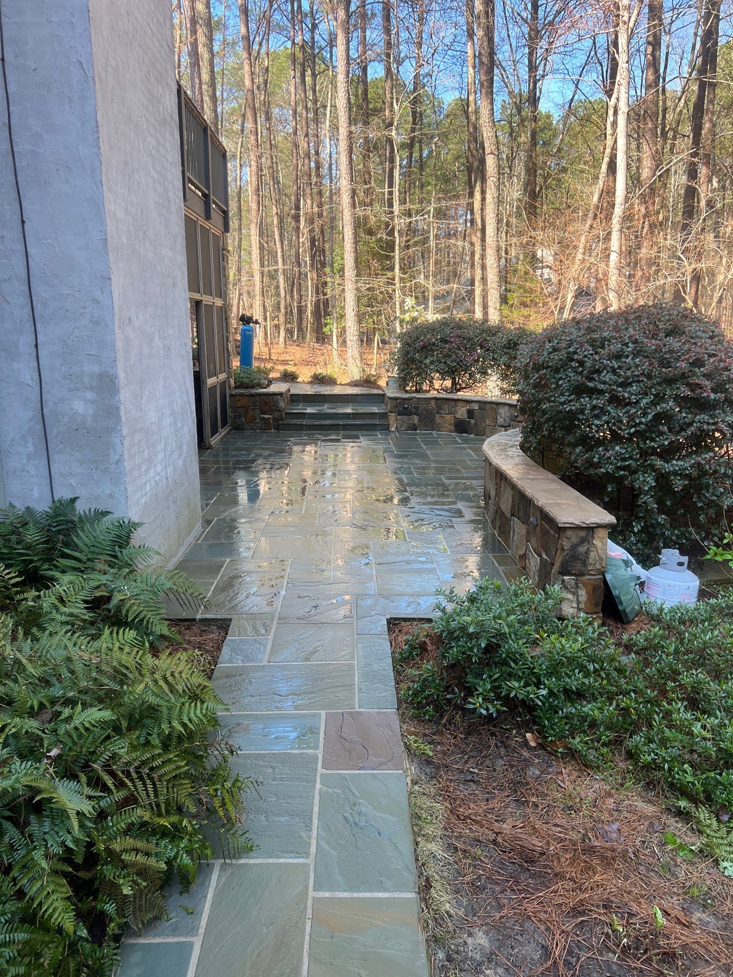 travertine  using Concrete Sealant by DuraSeal