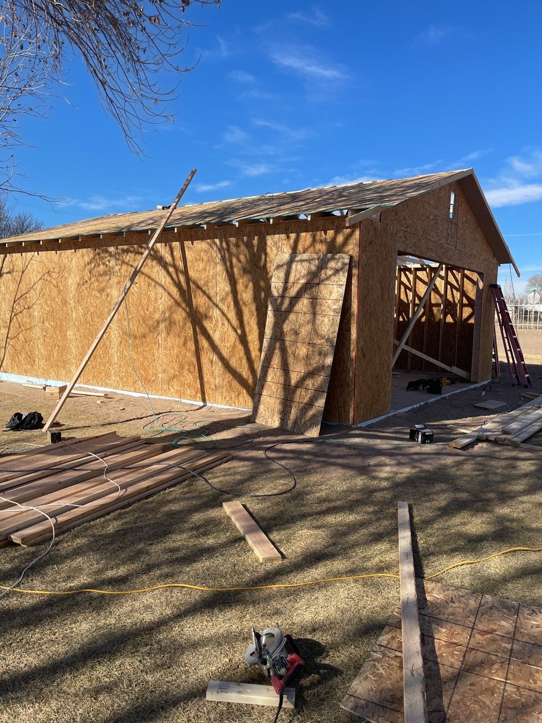 Garage from the ground up by Rio Grande Building & Storage