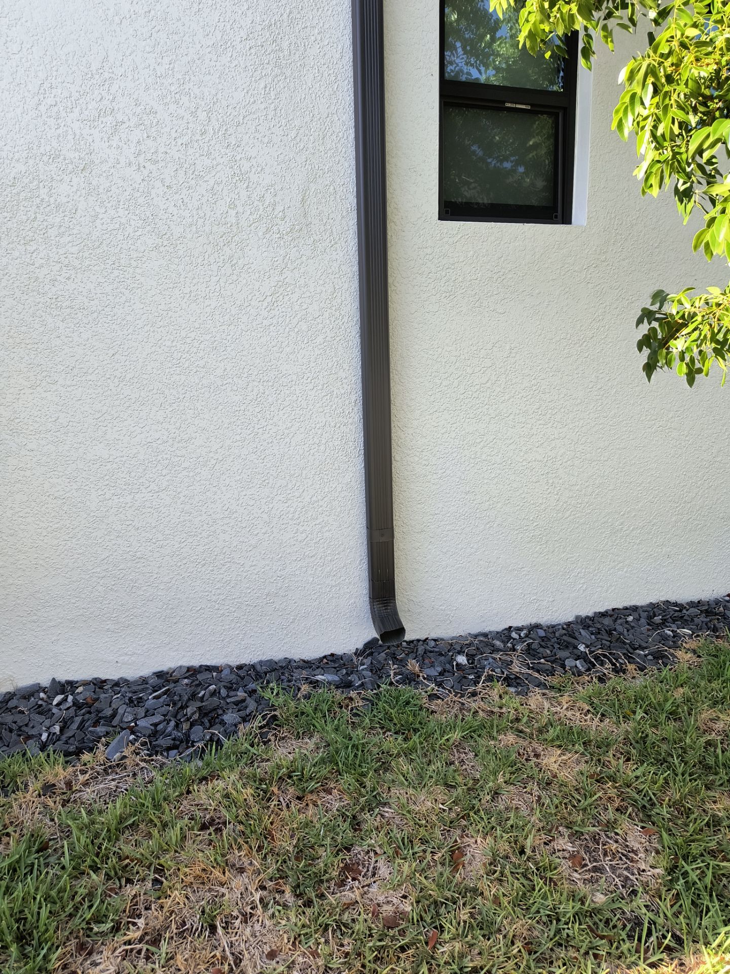 Dark Bronze 7-Inch Gutter Installation in Cape Coral FL by Gutter Professors
