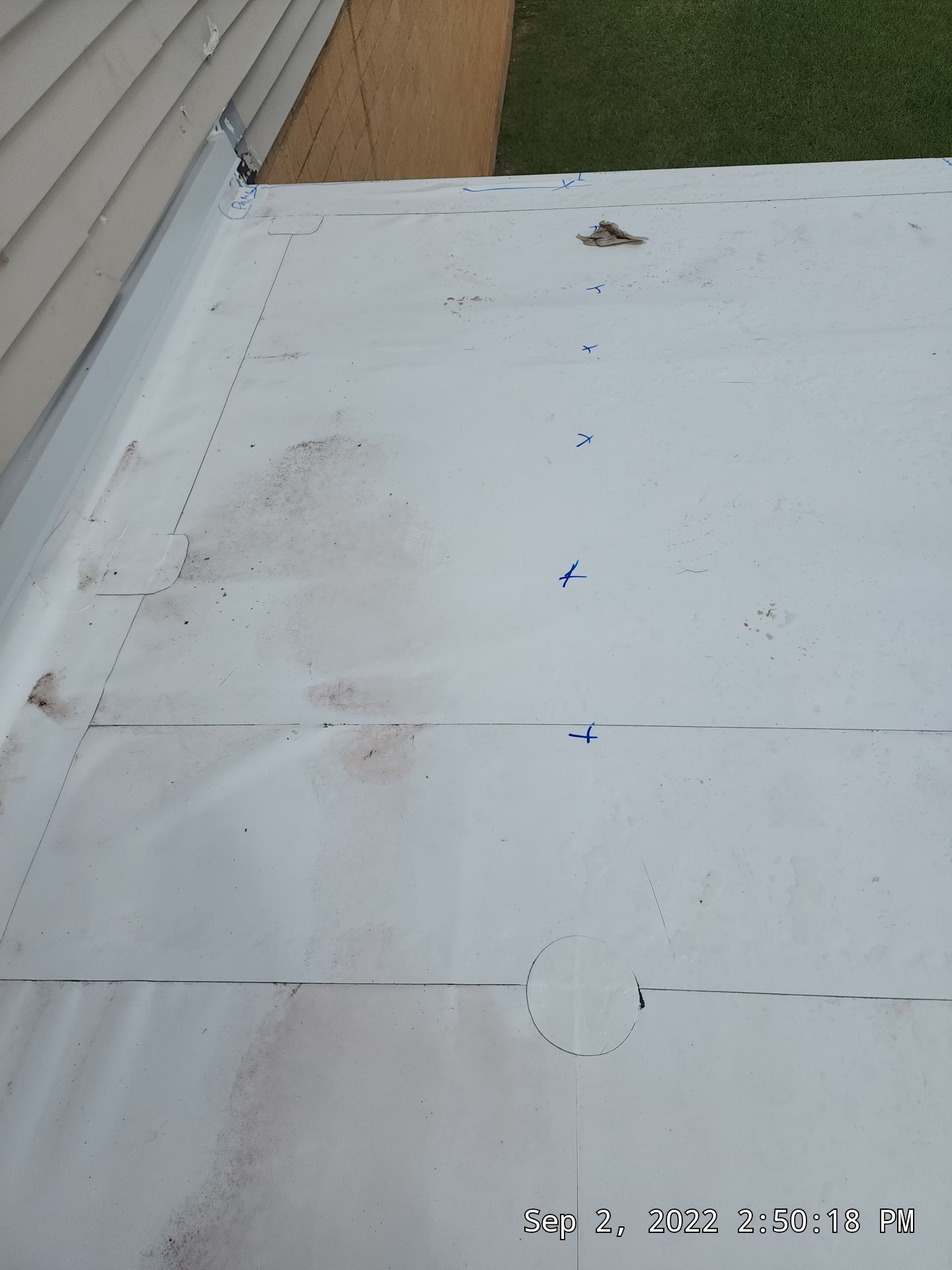 Commercial Roofing Installation using 60 mil PVC by Hostetler Roofing