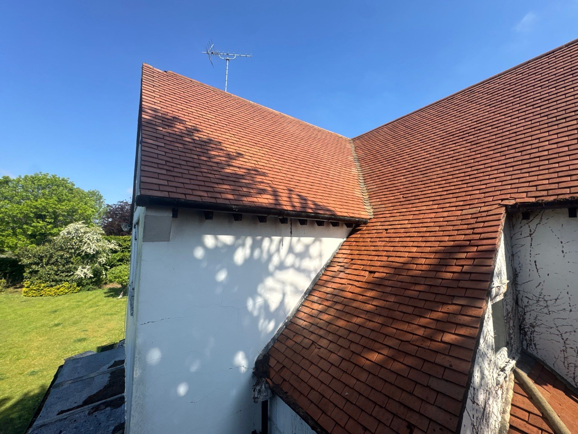 Roof Clean  - Moss Removal - Gutter Clean using Honda 15lpm Low Pressure Washing Machine by Ges Exterior Cleaning ltd
