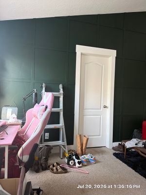 Custom Board and Batten Accent Wall Installation in South Salt Lake