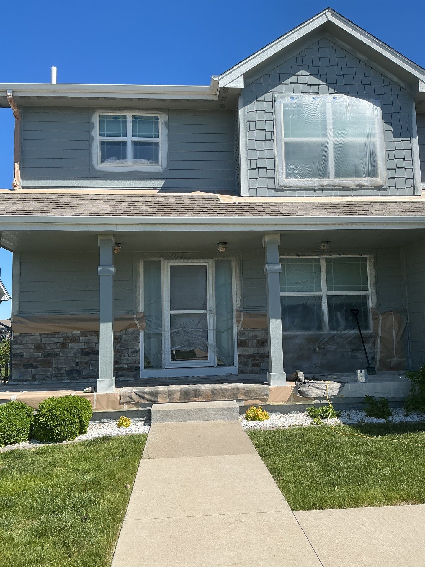 Residential Exterior Repaint in Ankeny by Midwest Paint LLC
