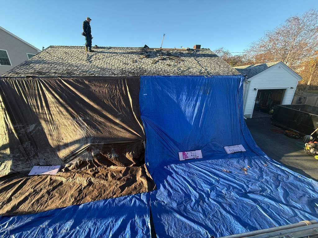  Two-Layer Tear-Off & Full Roof Replacement in Gloucester, MA – Owens Corning Duration, Onyx Black by JOHNNYS PRO