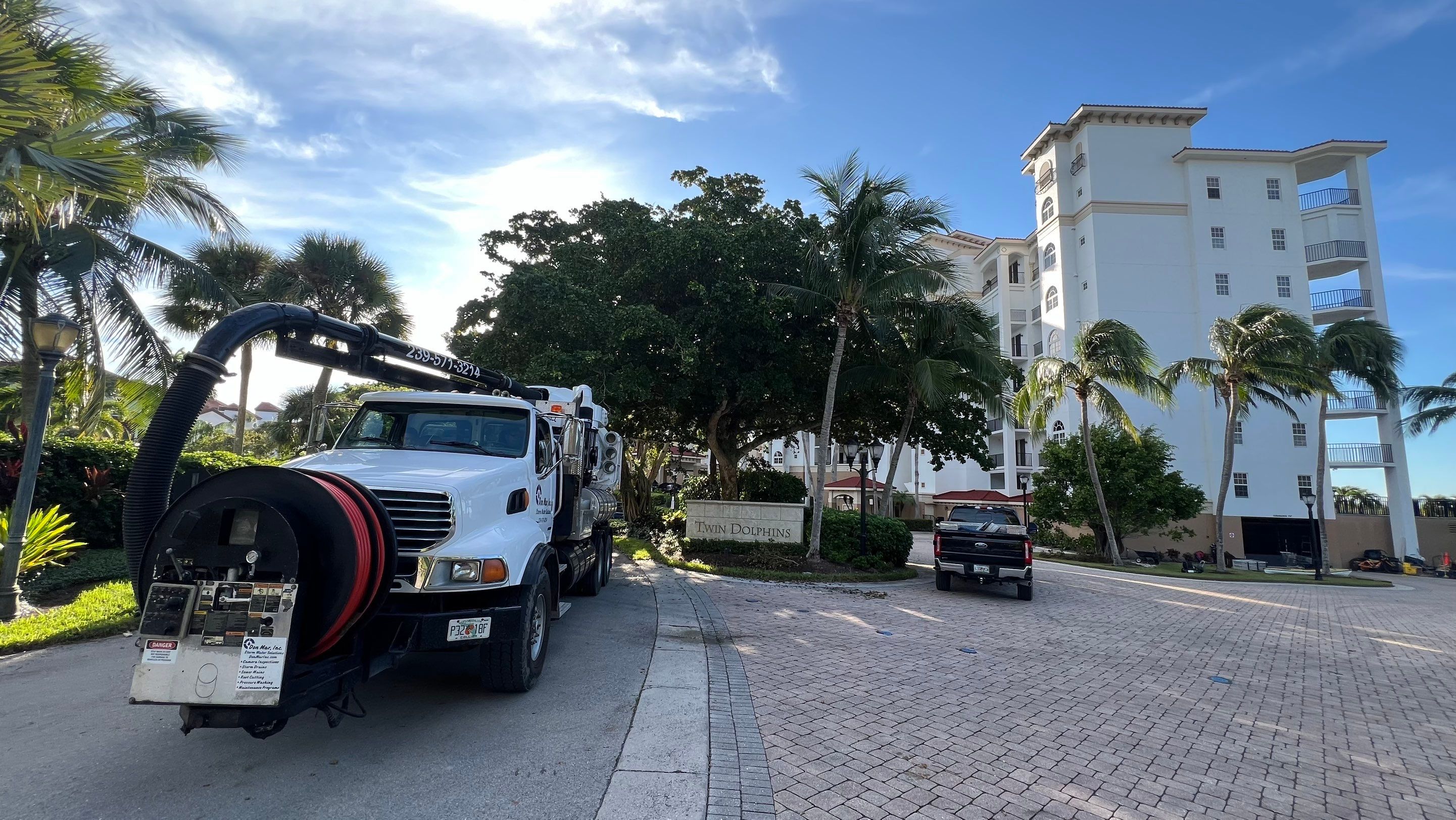 Condo Parking Garage Cleanup and Stormwater System Maintenance by APS Power & Water