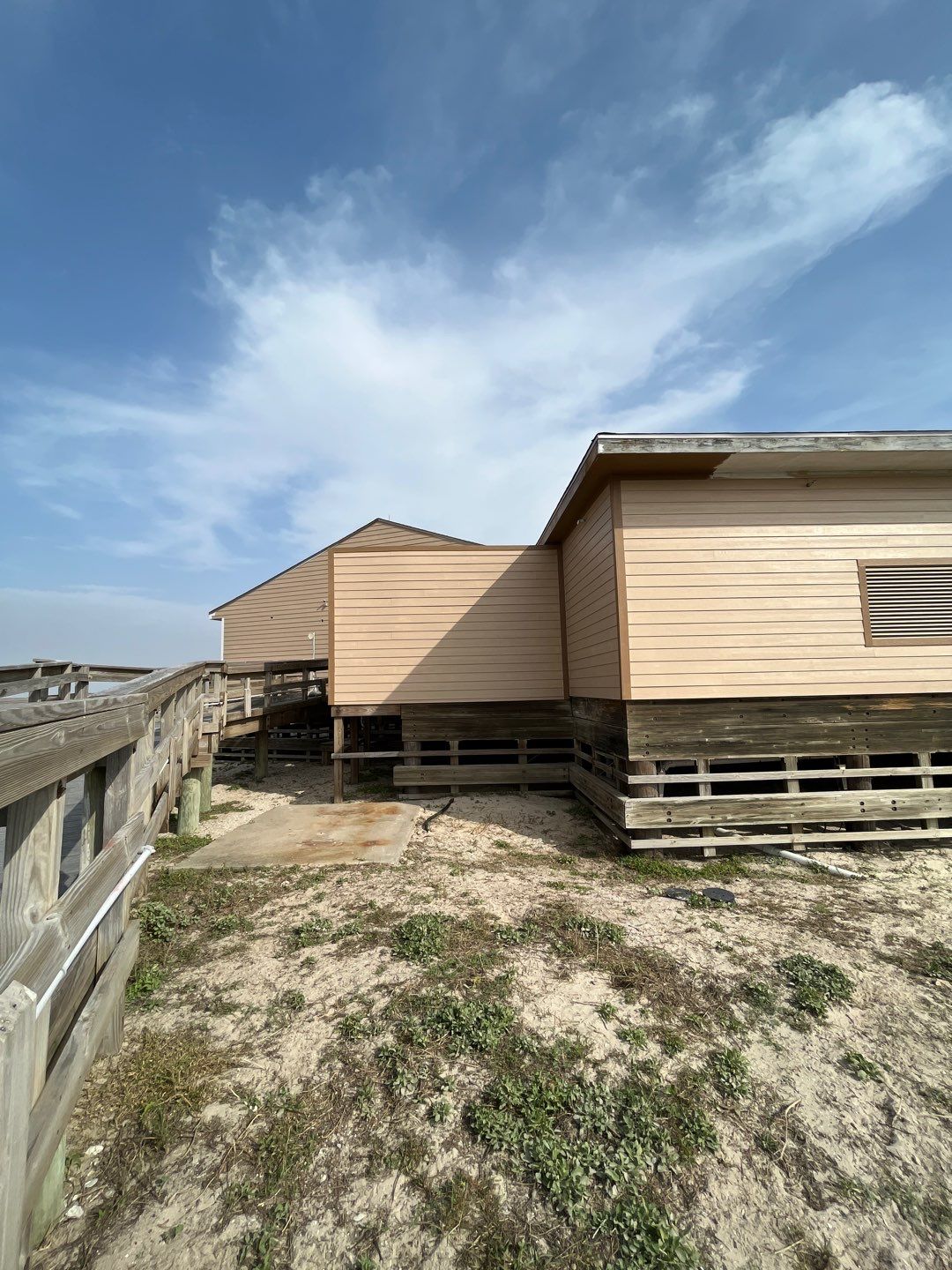Padre Island National Seashore Malaquite Visitor Center Exterior remodel by Bayfront Roofing and Construction