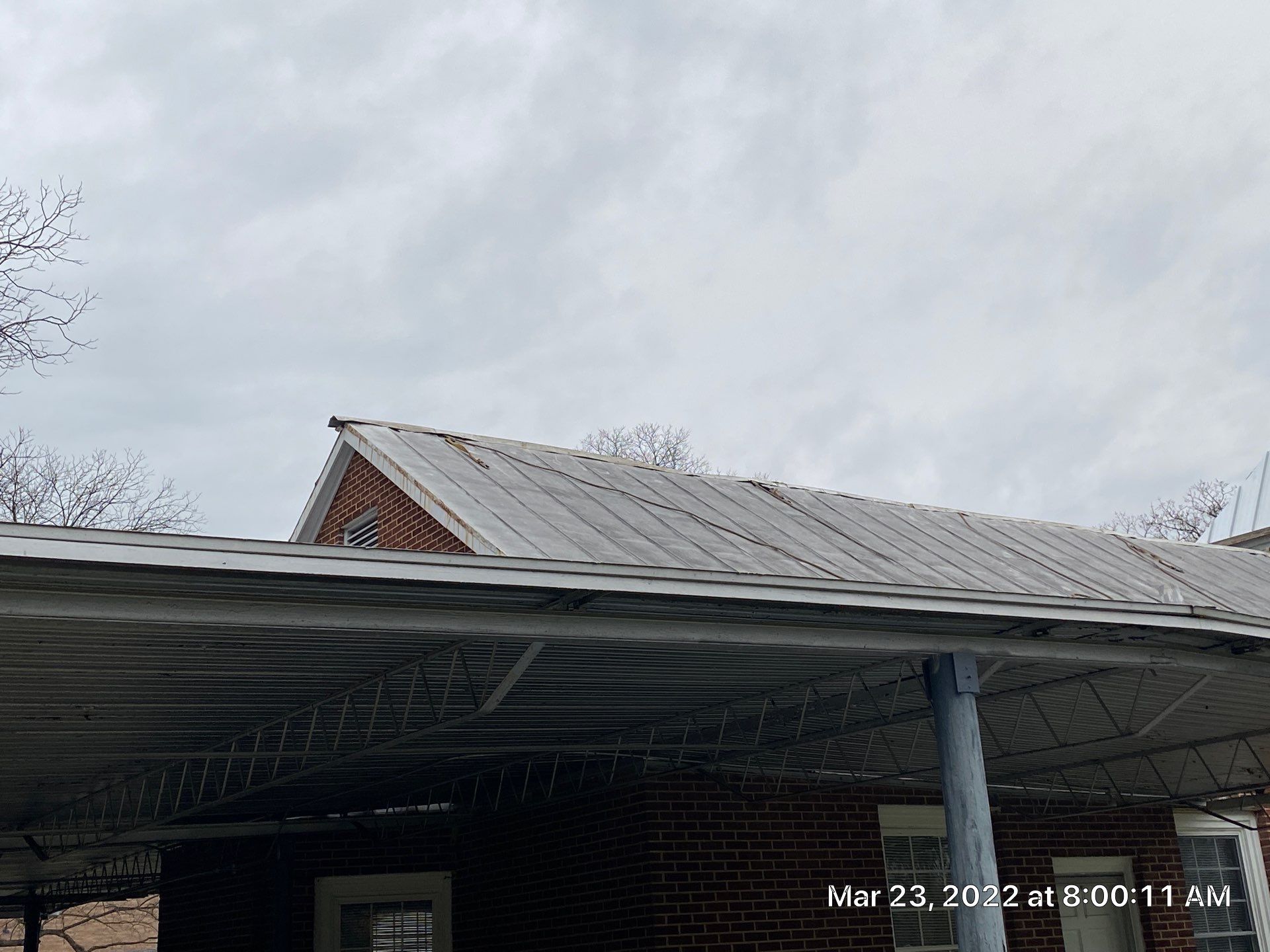 Primitive Baptist Church using Standing Seam Metal by Just In Time Roofing and Restoration
