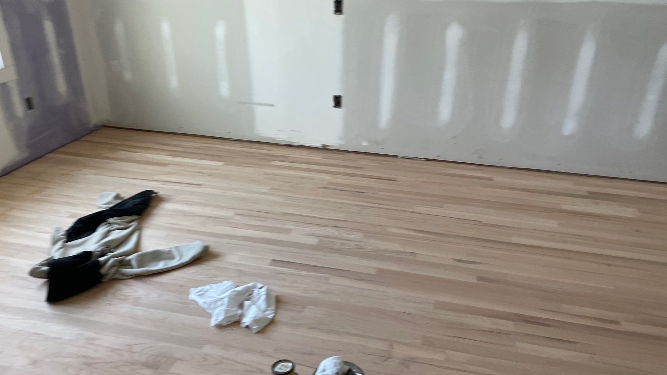 Remodeled Home with new tile floors, Showers and Refinished Oak Floors with stain and Waterbased Finish by Footprints Floors of Coastal Carolina