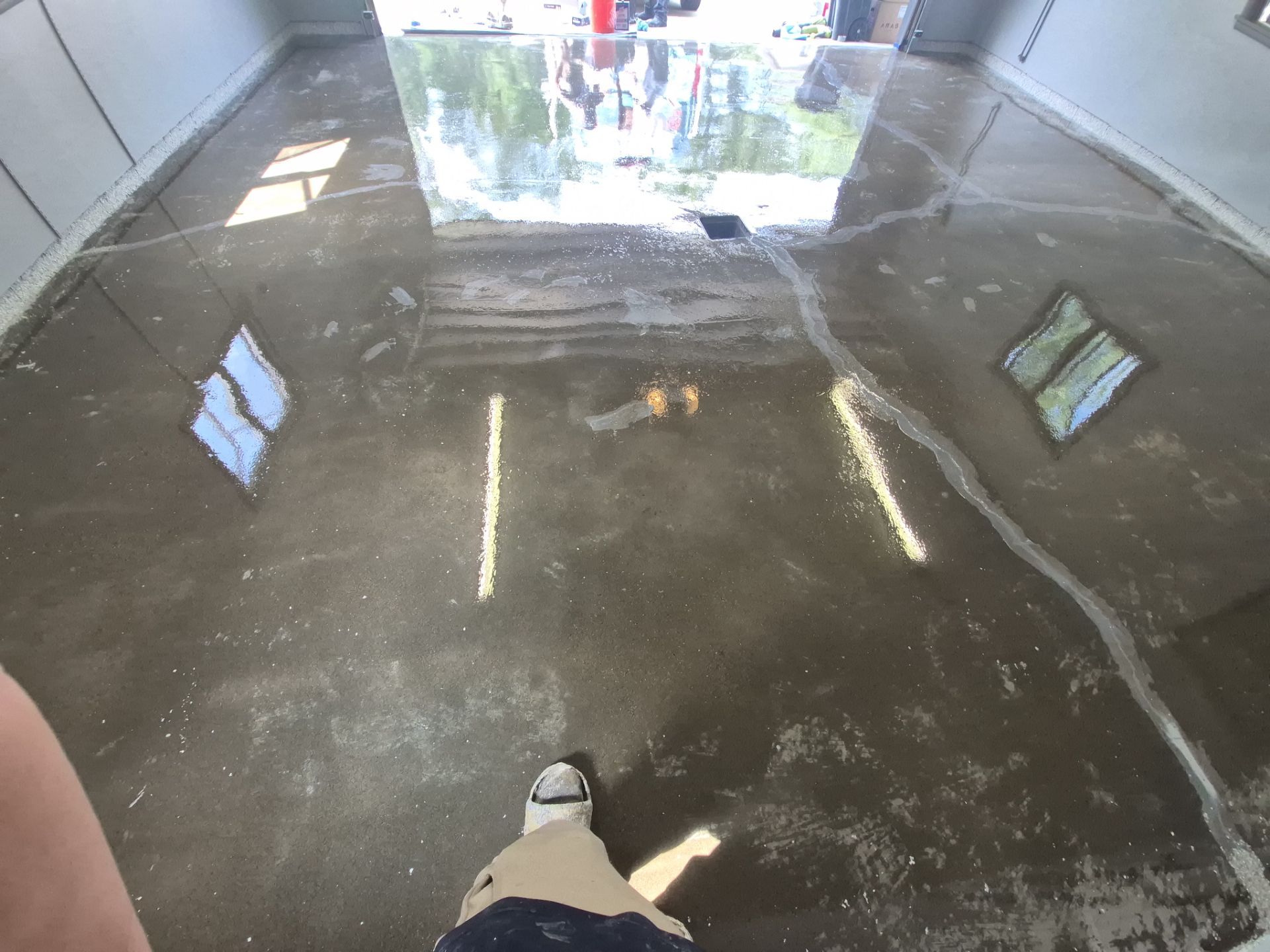 Project in Linwood by Wise Coatings of Central Michigan