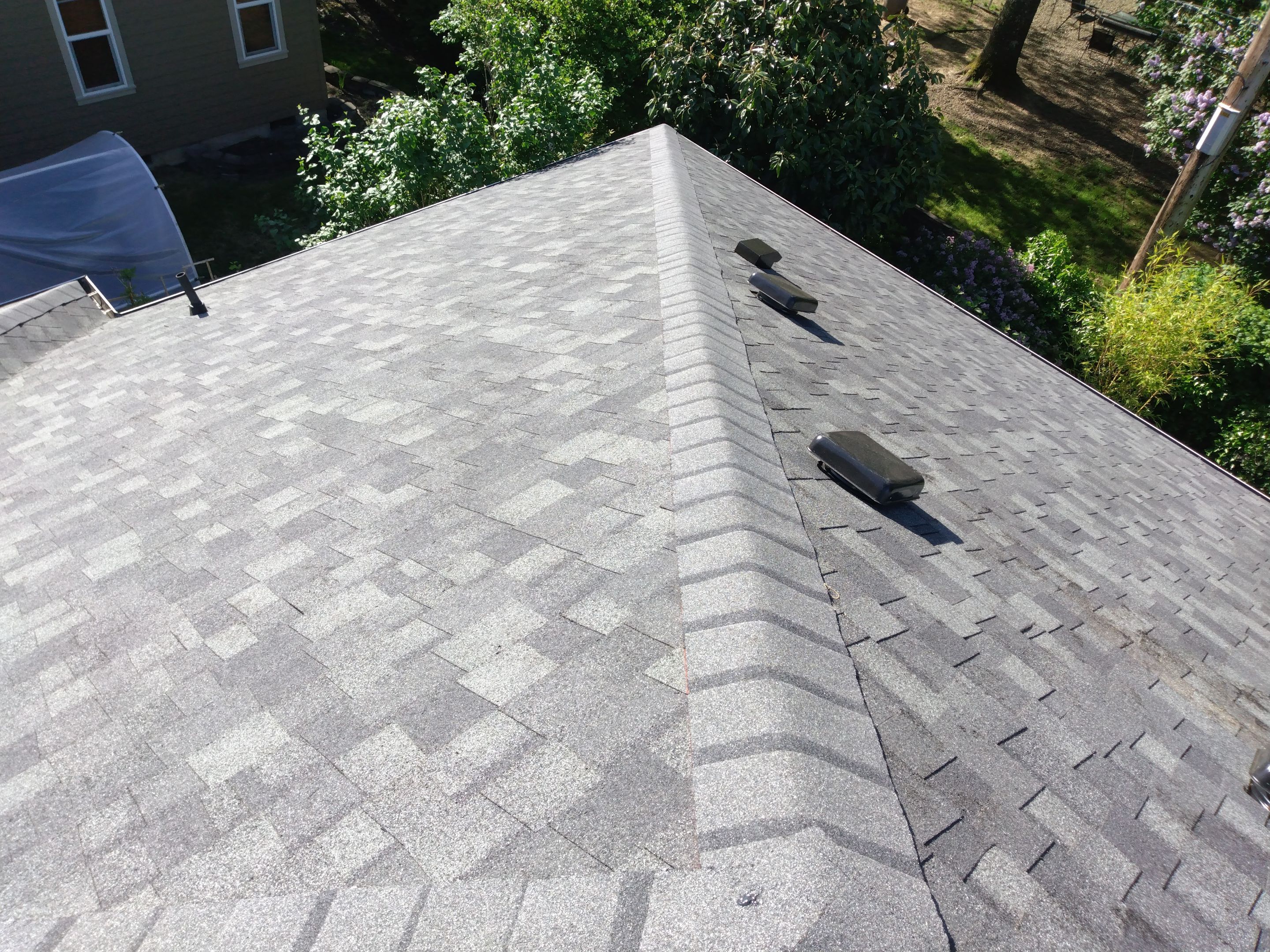Residential Roofing Installation using Owens Corning Duration Shingles in Estate Gray. by BEST Roofing & Waterproofing
