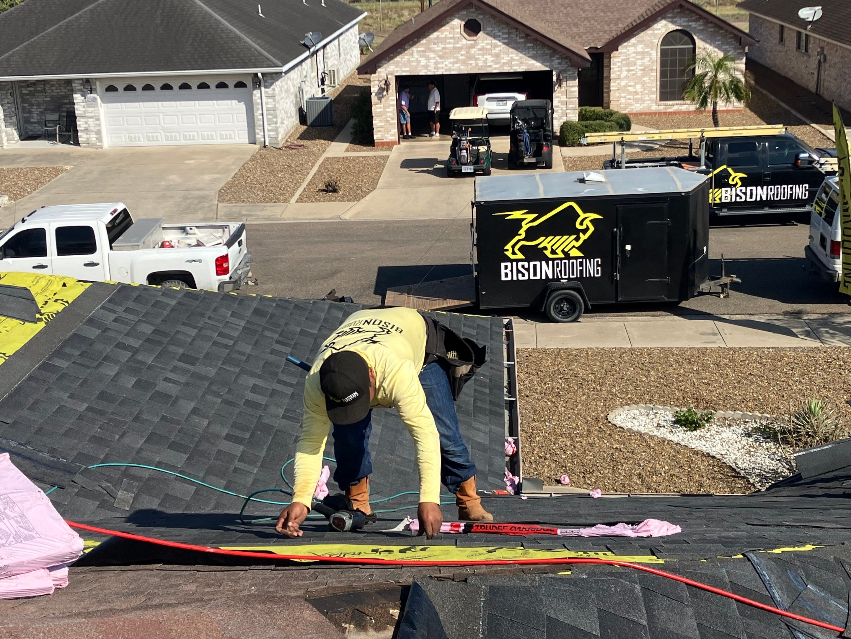 Alamo Roof Project  by Bison Roofing  