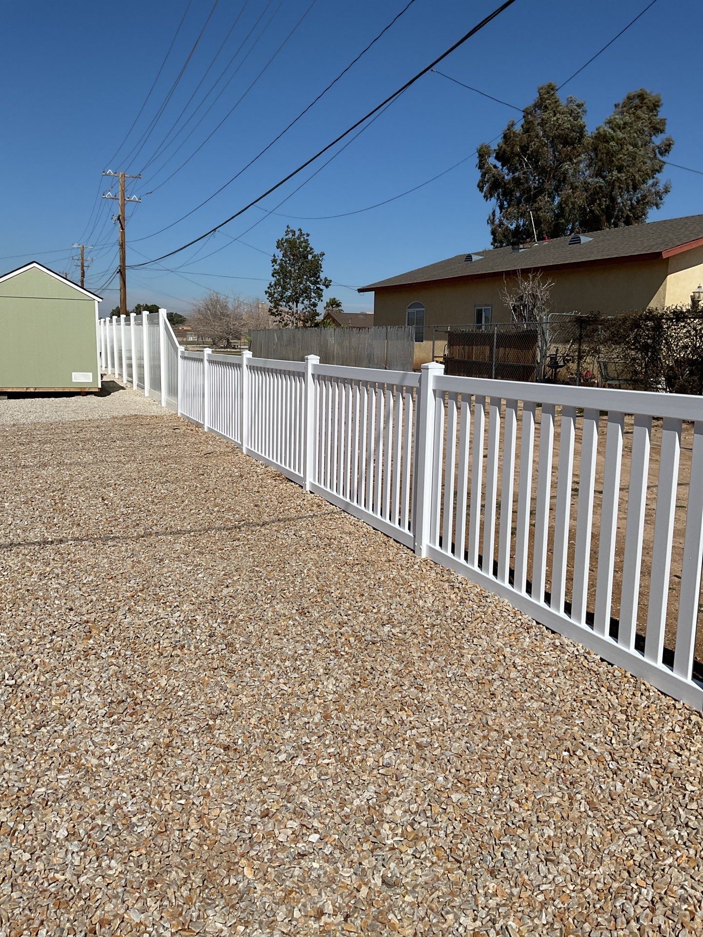 Box picket and privacy vinyl  by Fence Guys Inc. 