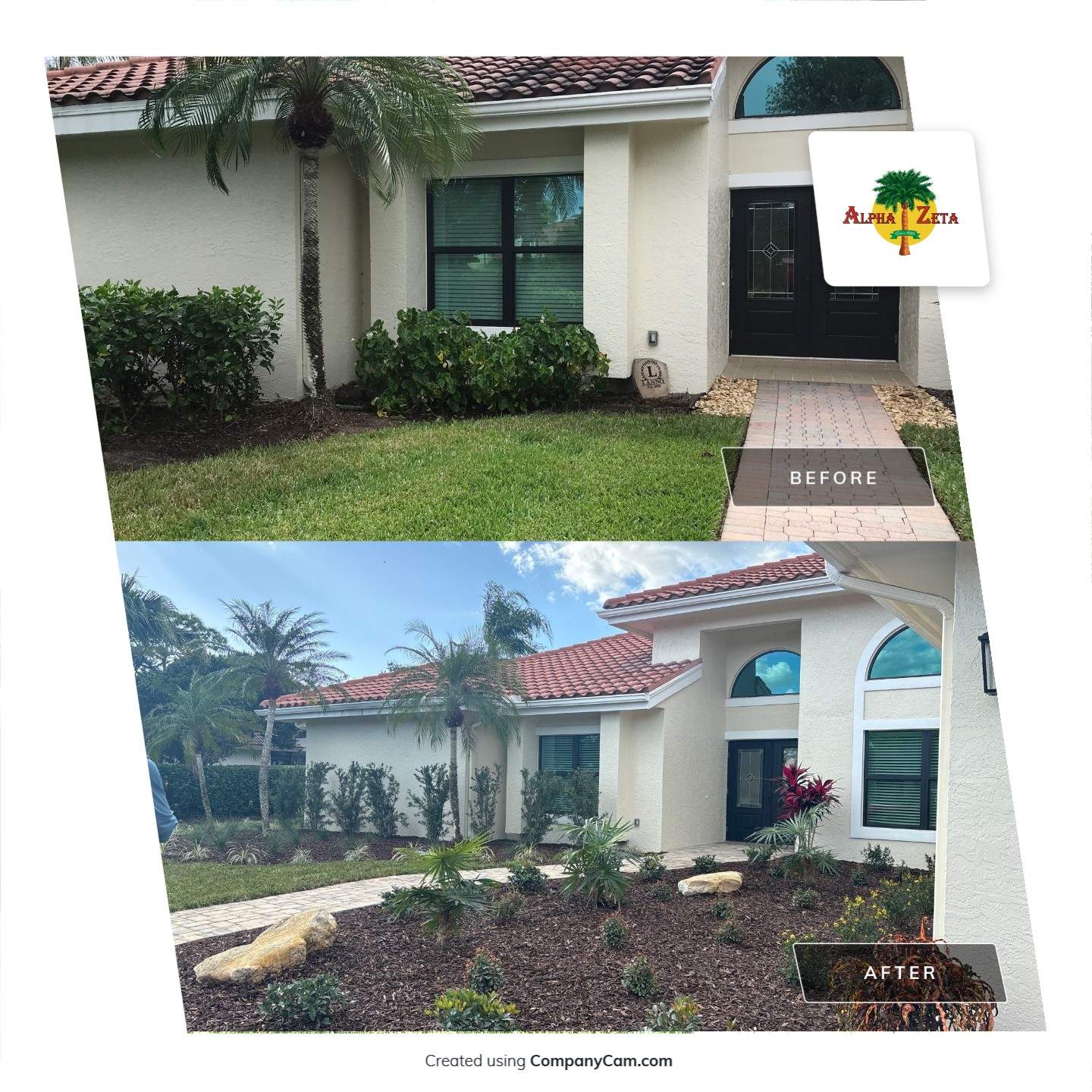 Harbour Ridge – Driveway & Exterior Transformation by Alpha Zeta Enterprises Inc