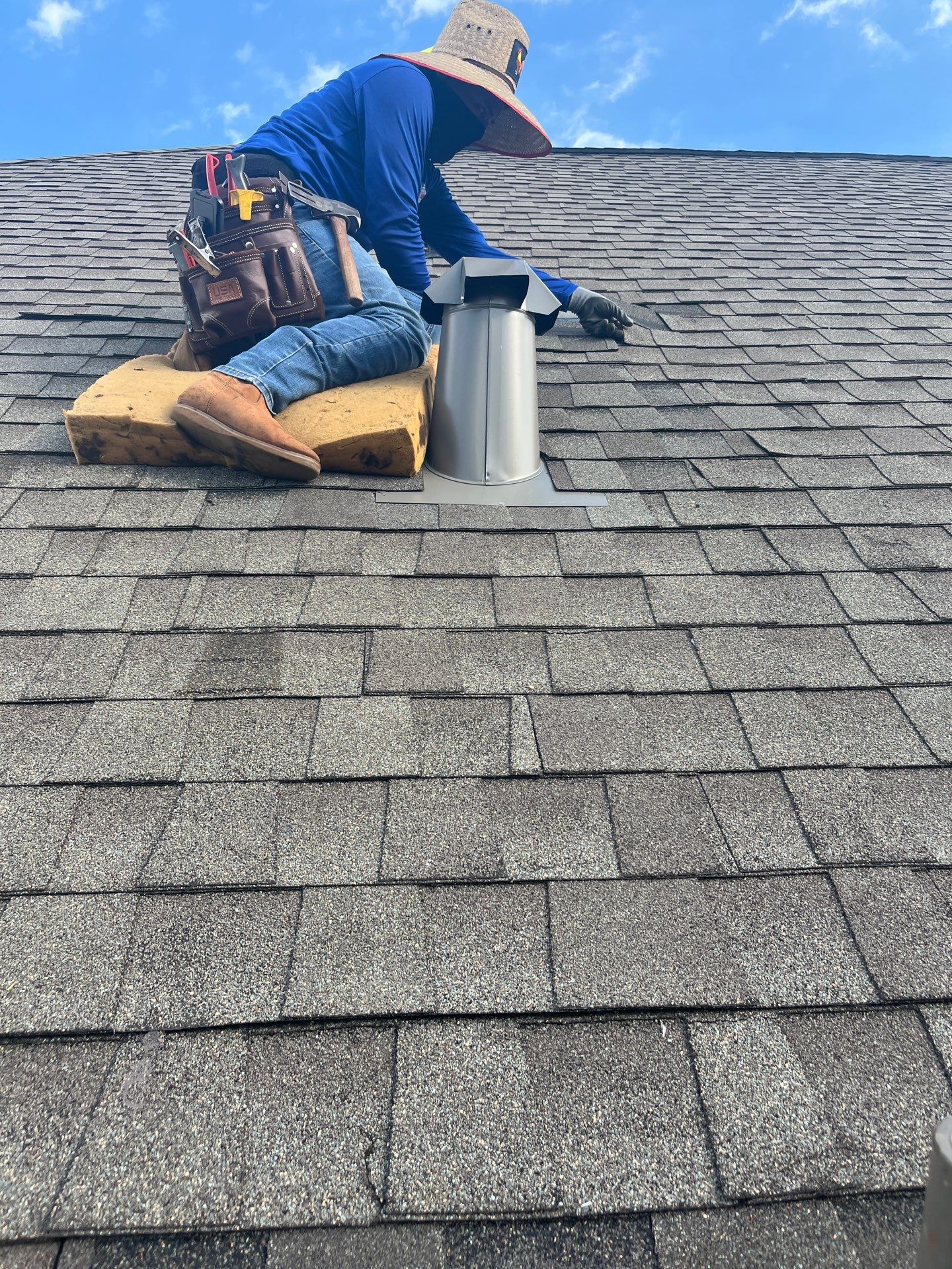 Hail Damage using Owen's Corning Duration (Lifetime) Shingles by Roof Repair Services LLC