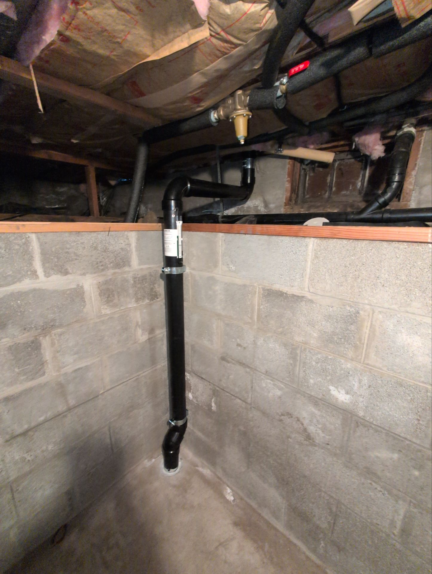 Sub Slab Radon Mitigation System by JustRadon.Com
