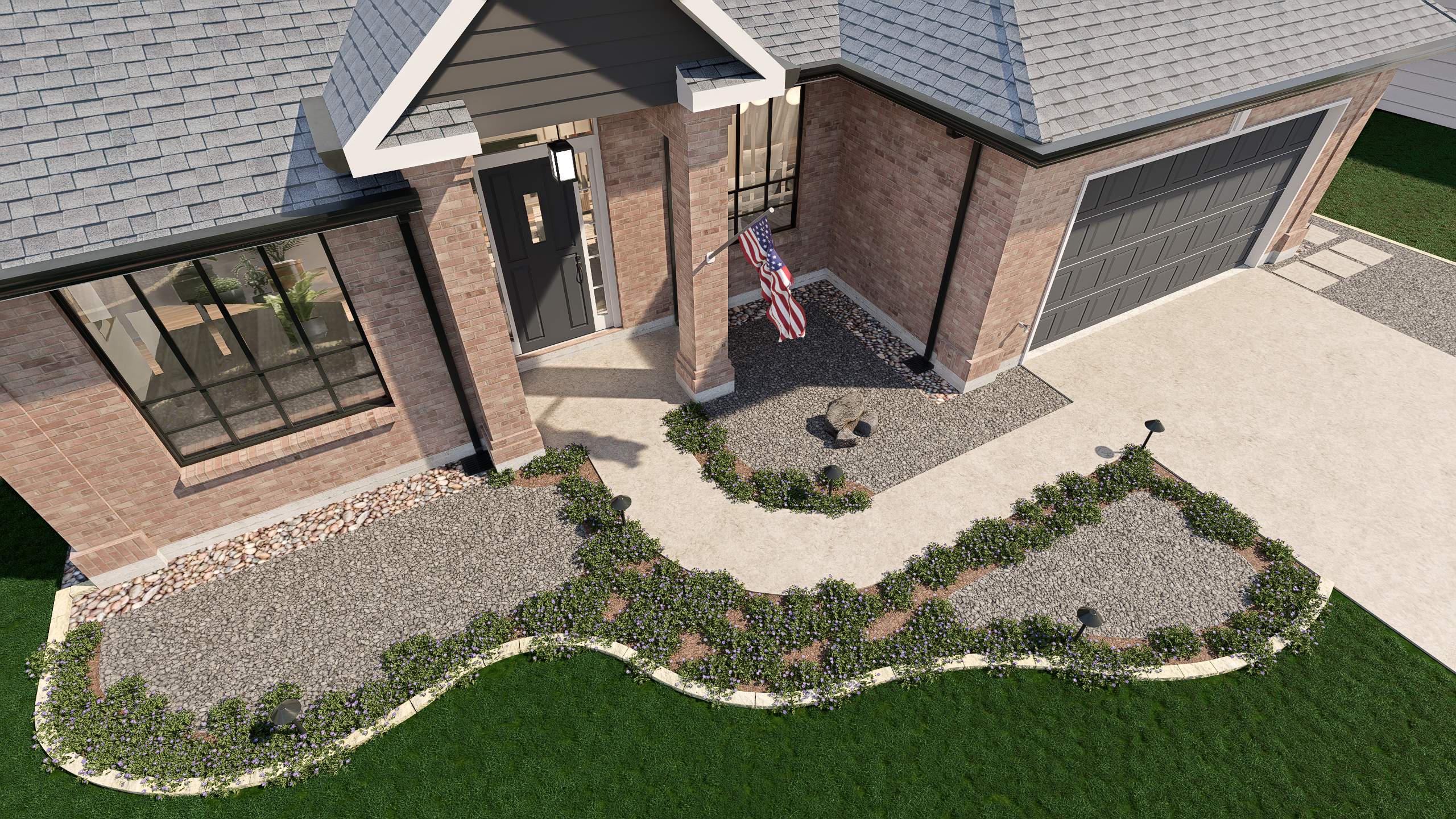 3D Design Render, San Antonio TX by Hole In One Lawns, LLC