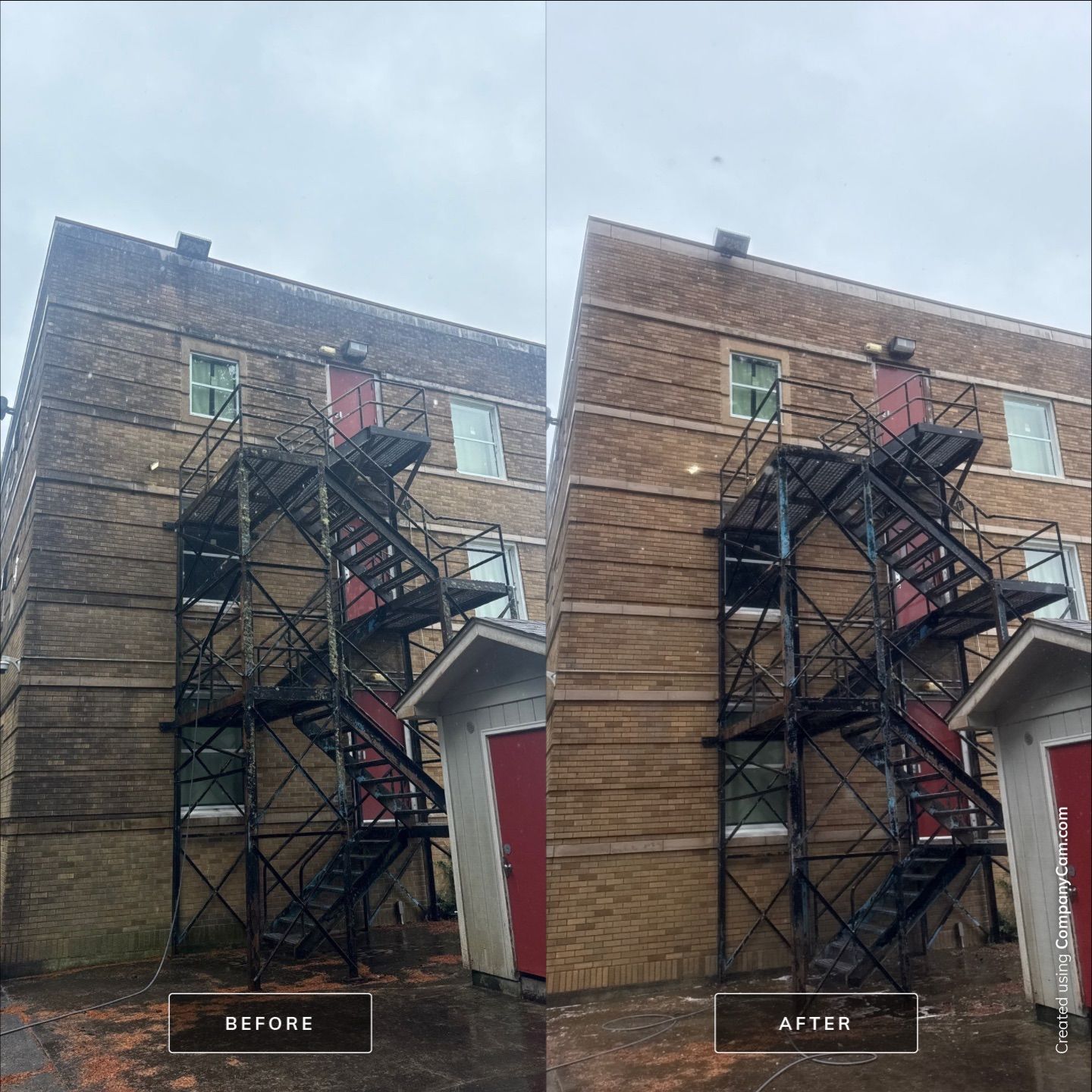 A Massive Brick Building Makeover - Astoria by Rolling Suds of Oregon Coast – Salem