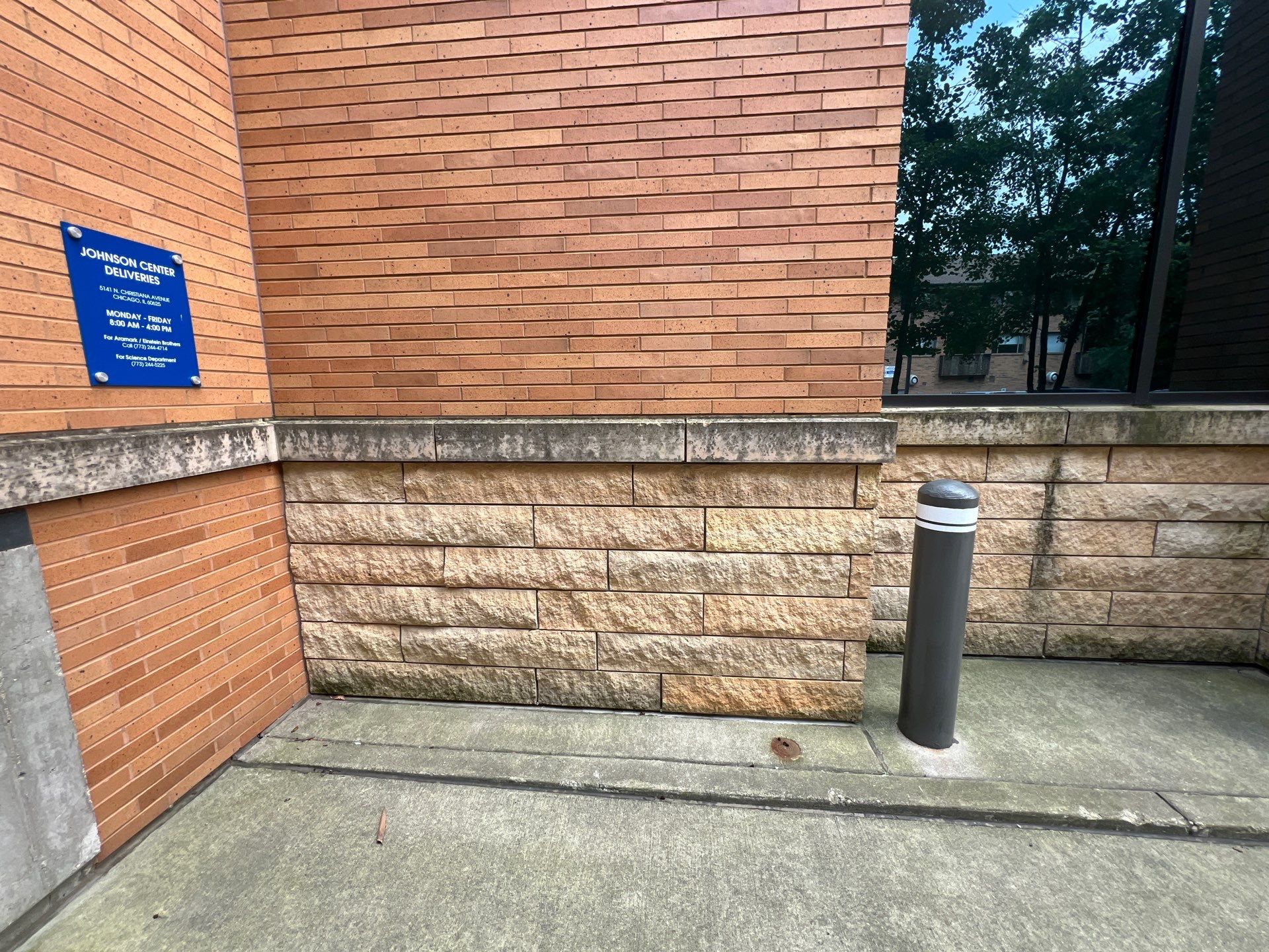 natural stone using Algaecide, soft wash soap by Northern Power Washing LLC.