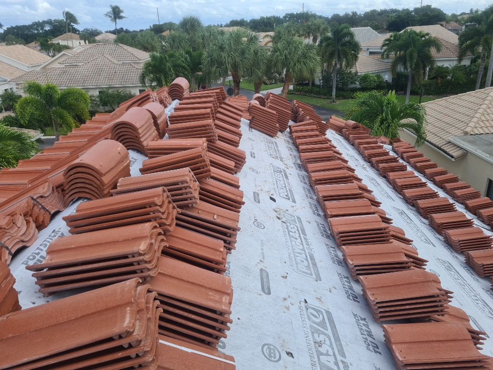Residential Roofing Installation using Eagle Roofing Tile by BLUES BROTHERS ROOFING