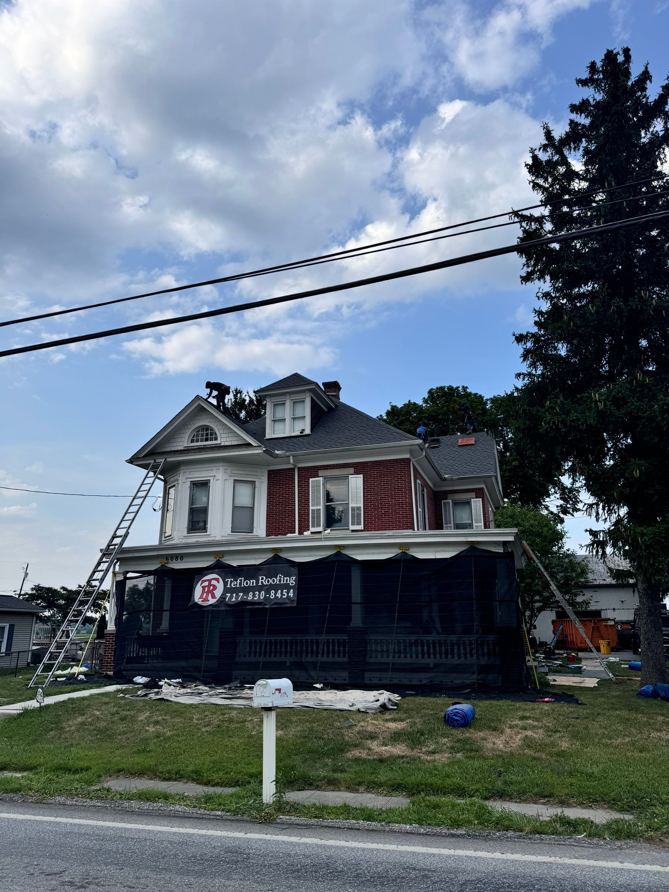Slate Roof Removal  by Teflon Roofing