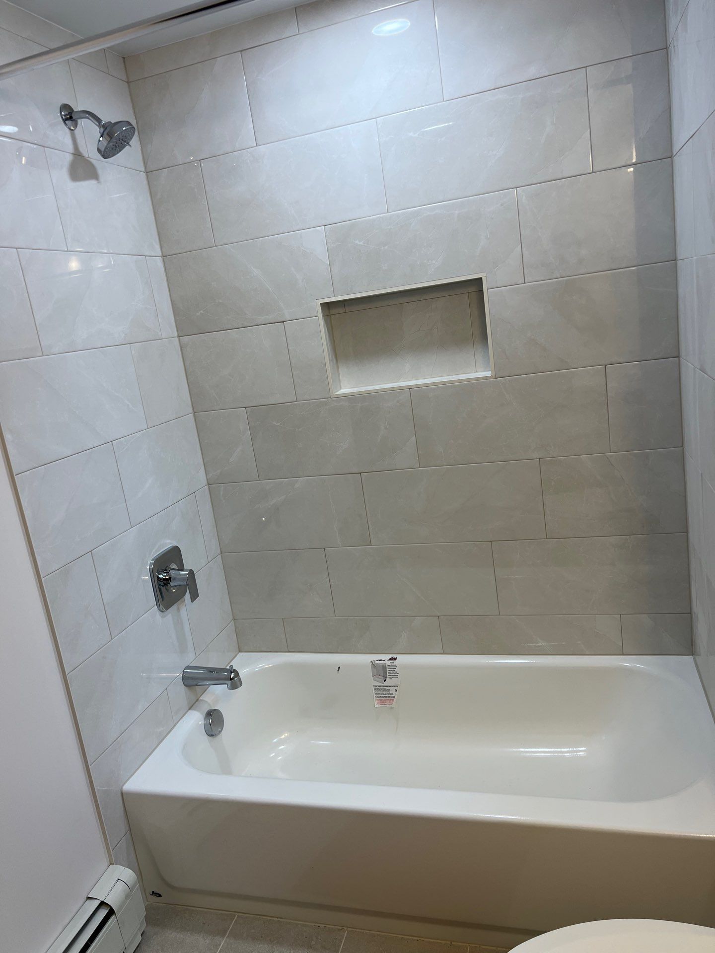 Bathroom renovation by A R Crowell Plumbing/Finishing Touch Remodeling