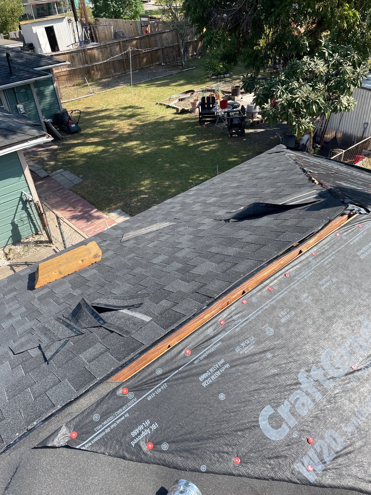 Residential Roofing Installation using Owen's Corning Duration (Lifetime) Shingles by Roof Repair Company