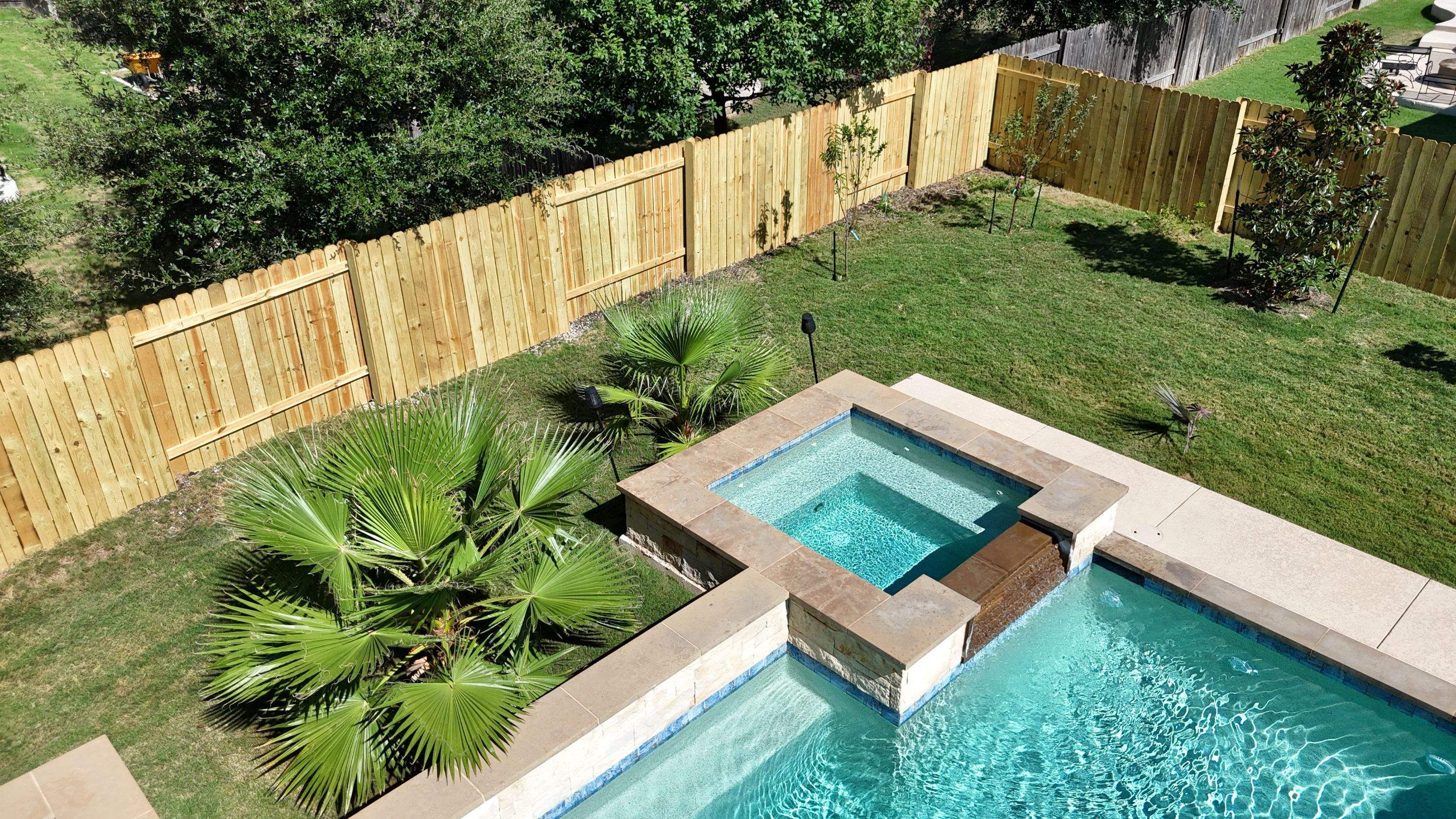 Residential Wood Fence in Austin by RoofsOnly.com