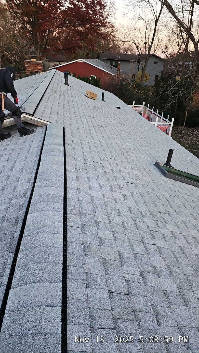 Atlas Pinnacle, Color, Oyster Shell, Drip Edge, Color, White by Eagle Eye Roofing