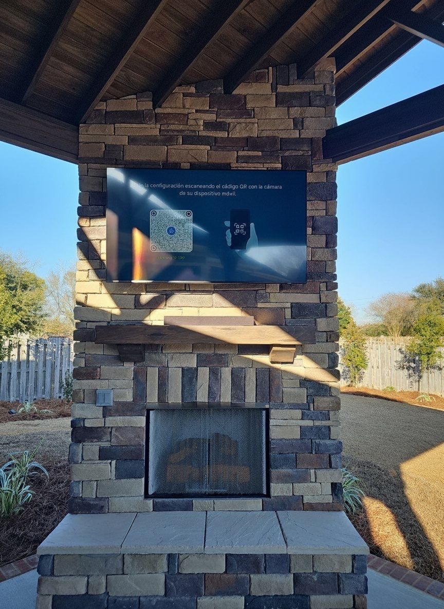 Fireplace TV Mounting Projects by Hangman Mounting & Installation 