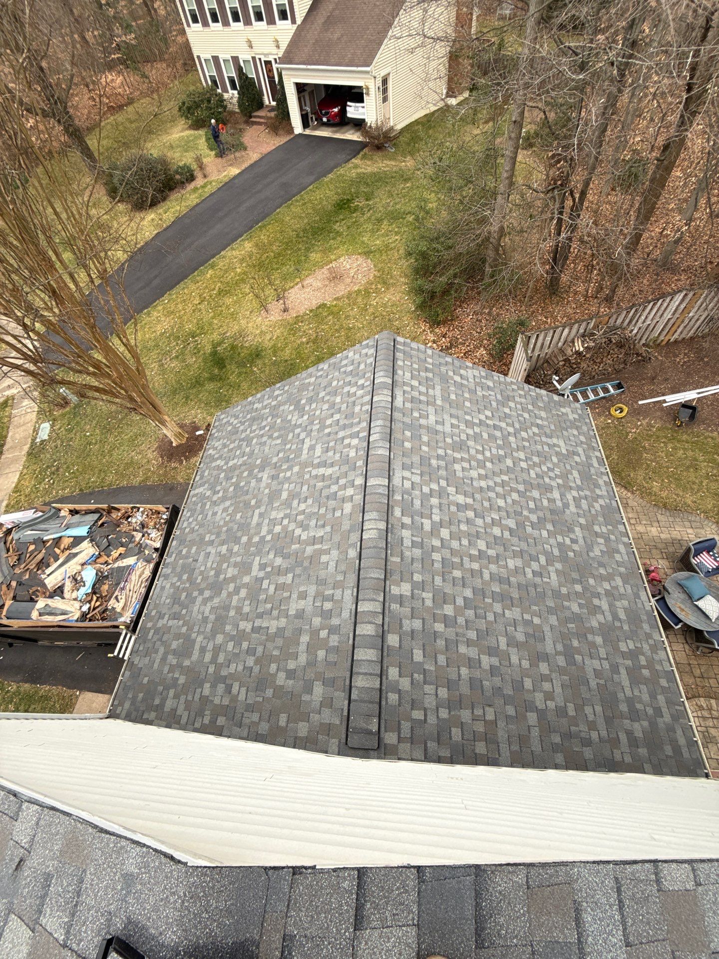 Fairfax Station :Residential Roof Replacement with CertainTeed Landmark Pro in Max Def Drift Wood  by RM Banning, Inc.