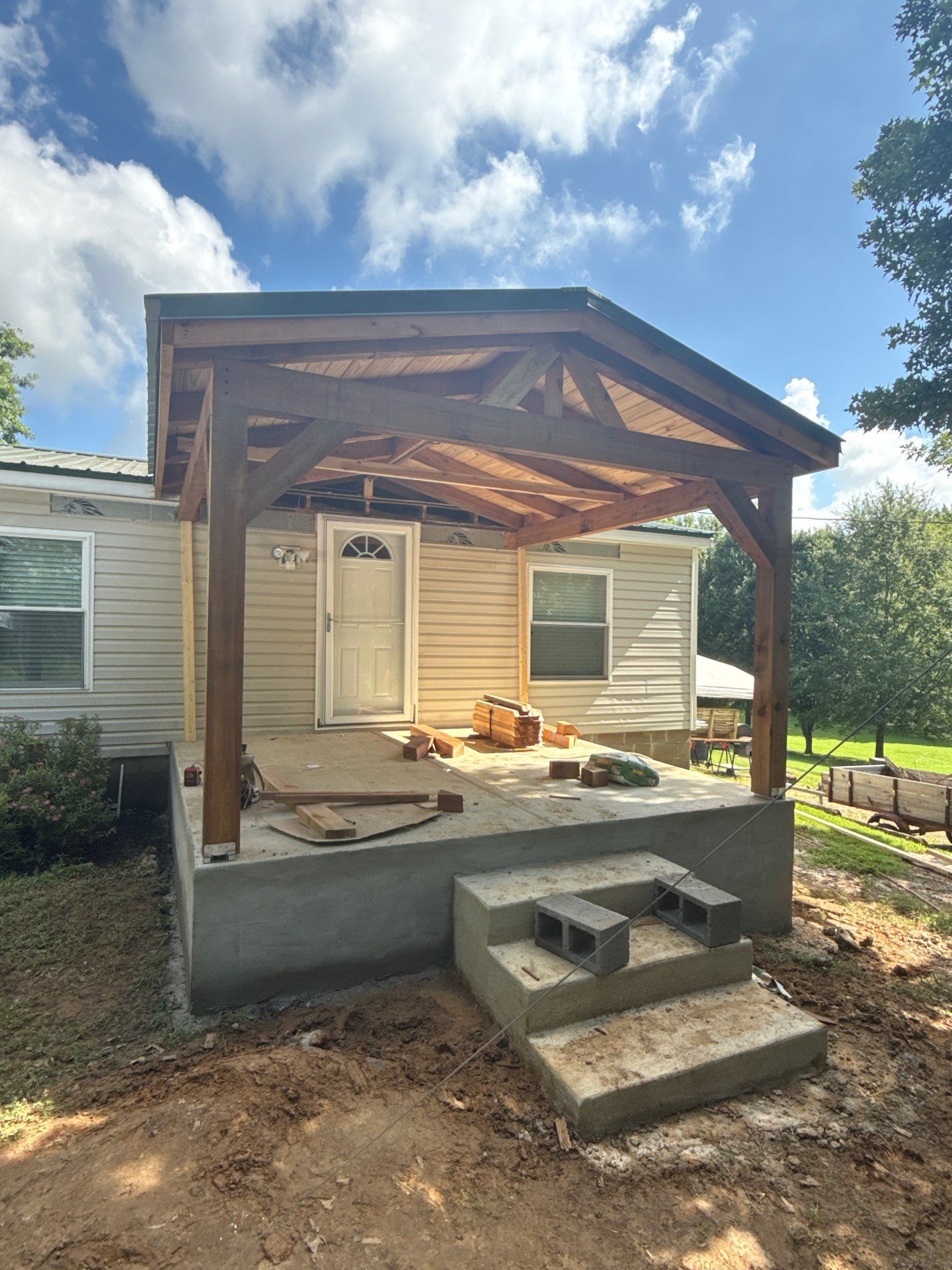 Porch Addition by Skilled Construction LLC