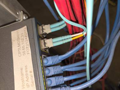 Structured cabling installation by CimaSolutions
