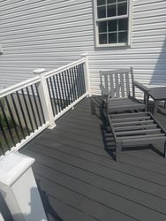 Gutter Cleaning in Lafayette, NJ — Gallo Bros job photo