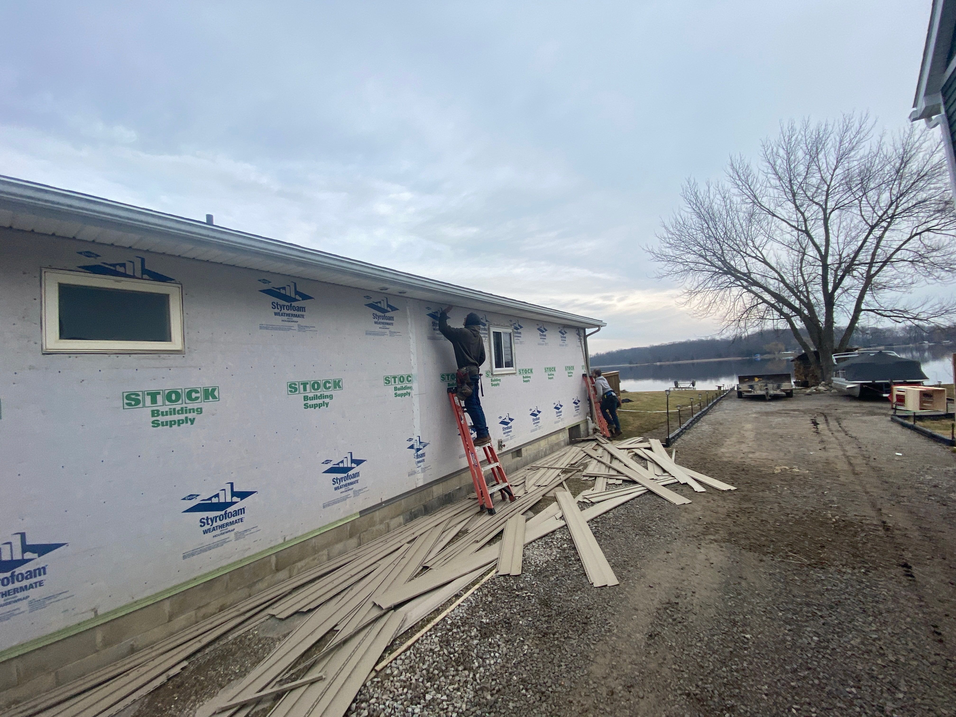 Siding Replacement using Certainteed Restoration Classic D4 by 180 Contractors