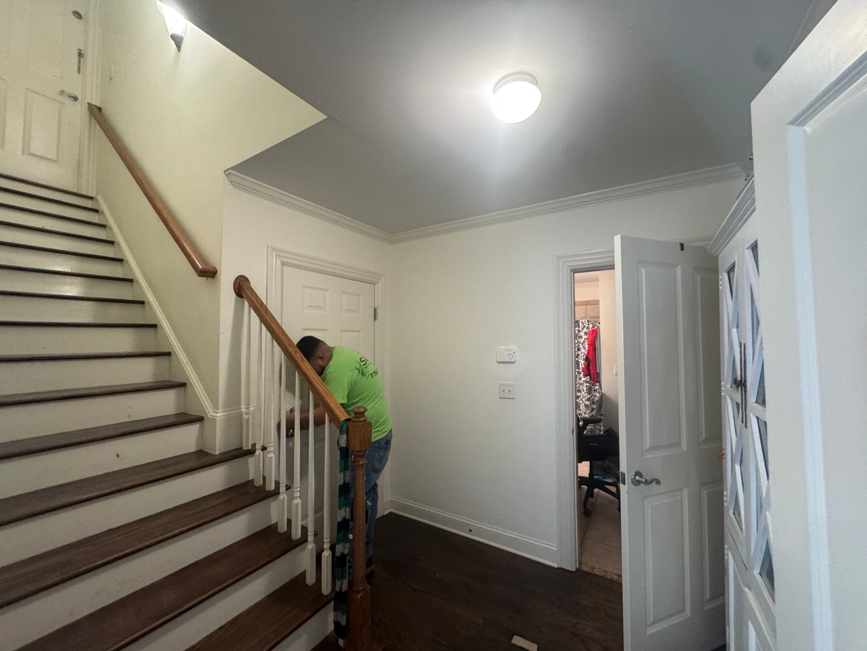 Interior Home Painting and Crown Molding Update in Atlanta by Swift Home Renovations