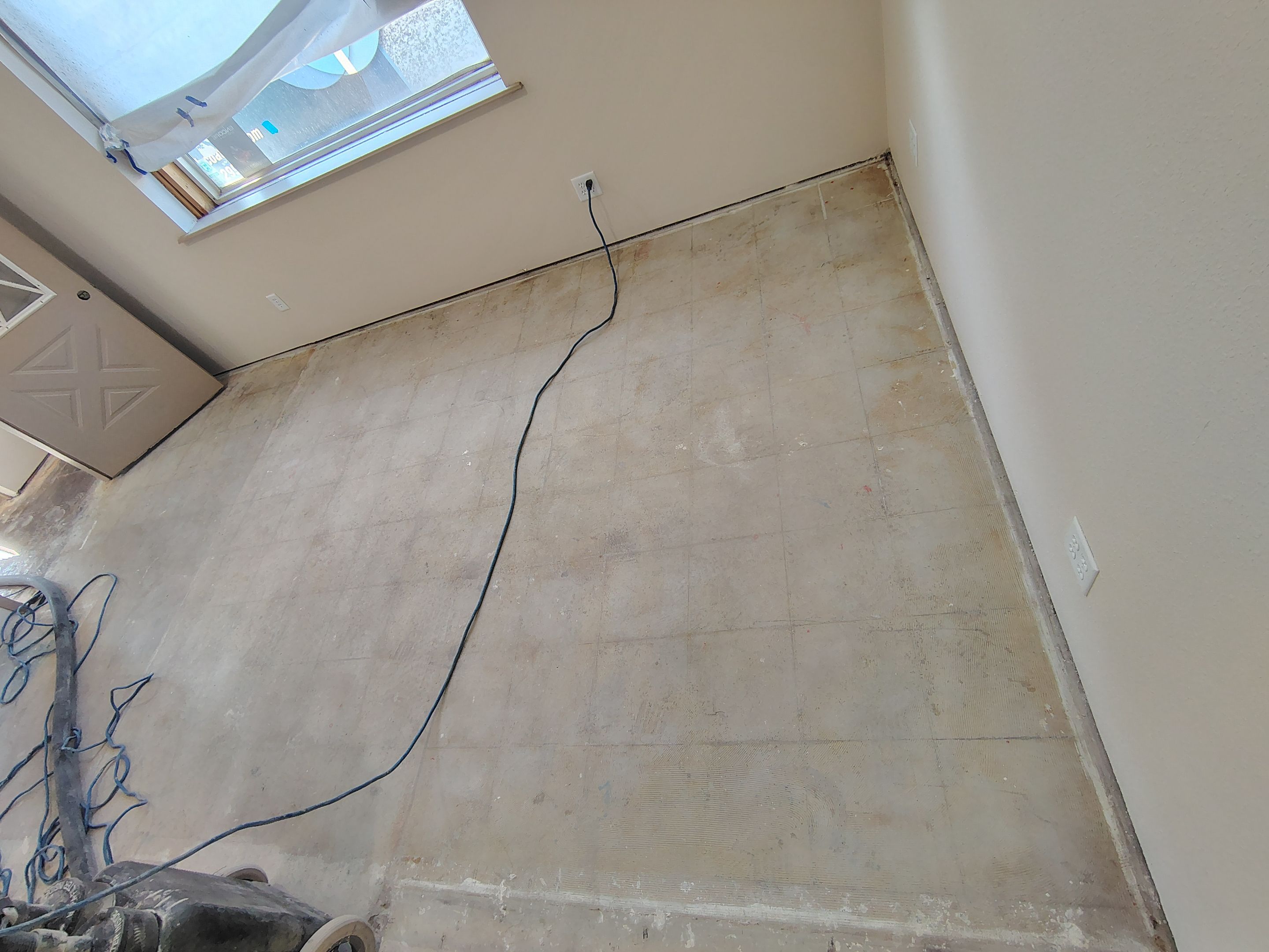 Durable Epoxy Flake Floor Coating for Commercial Workshop by Select Painting, Coatings & Garage Cabinets