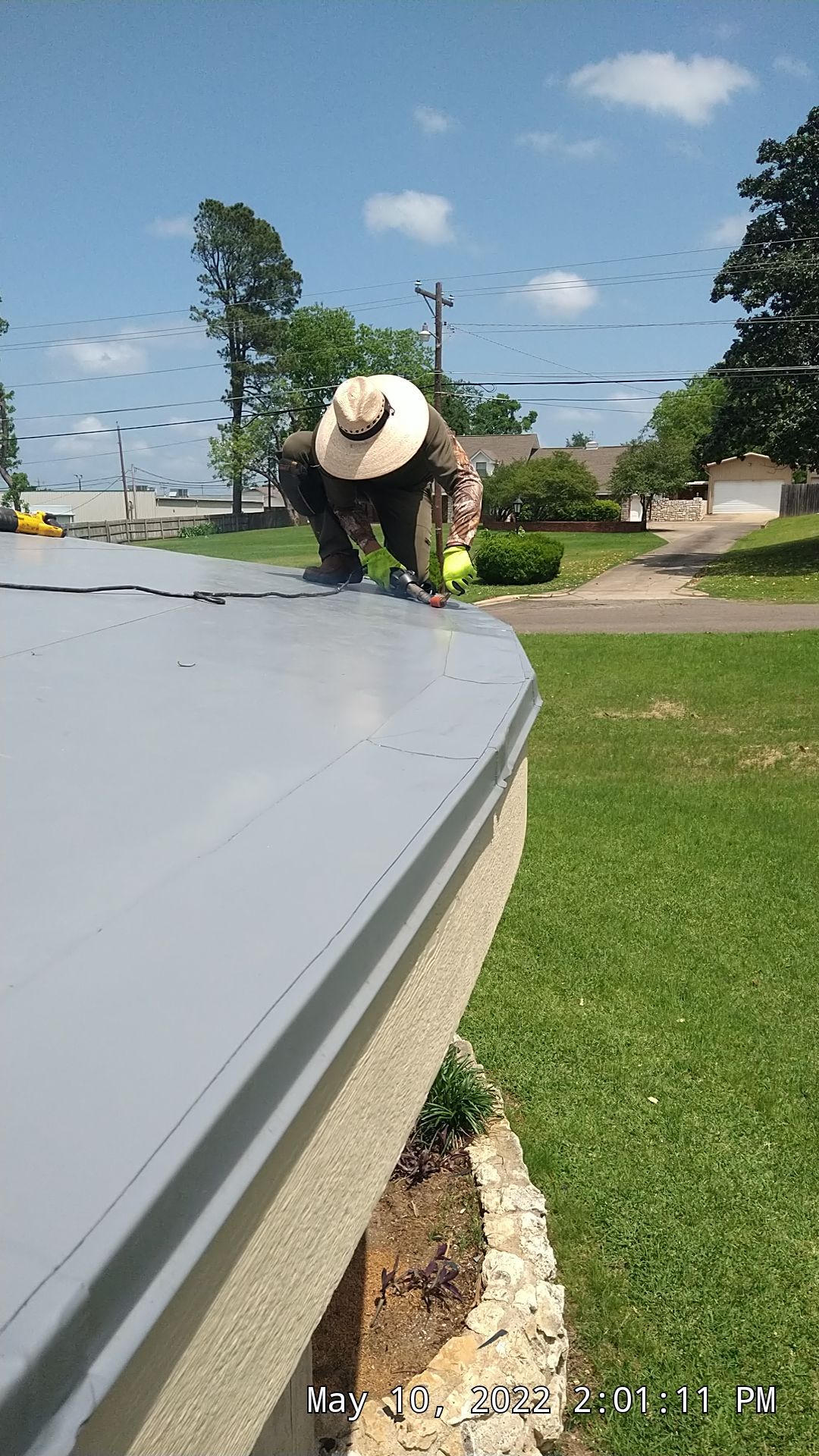 Commercial Roofing Installation using 50 mil PVC by Hostetler Roofing