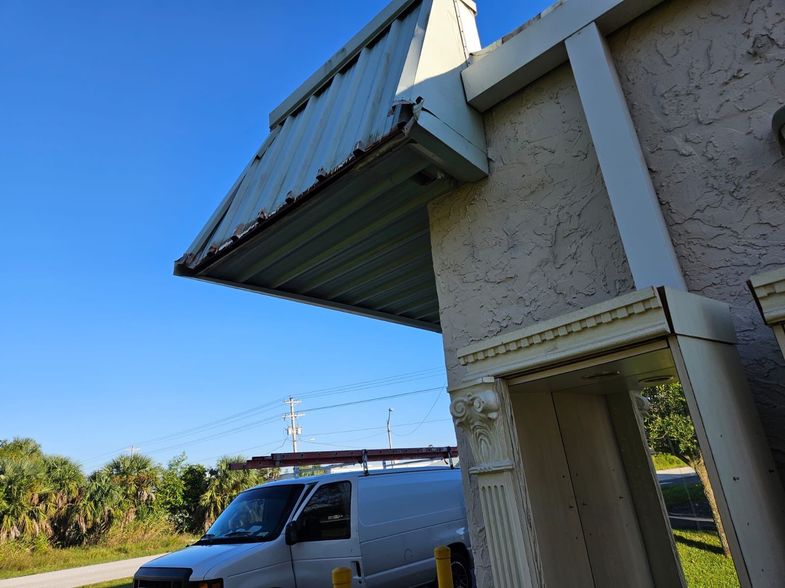 Commercial Roofing Repair using TPO and Metal Decking by Four Peaks Roofing