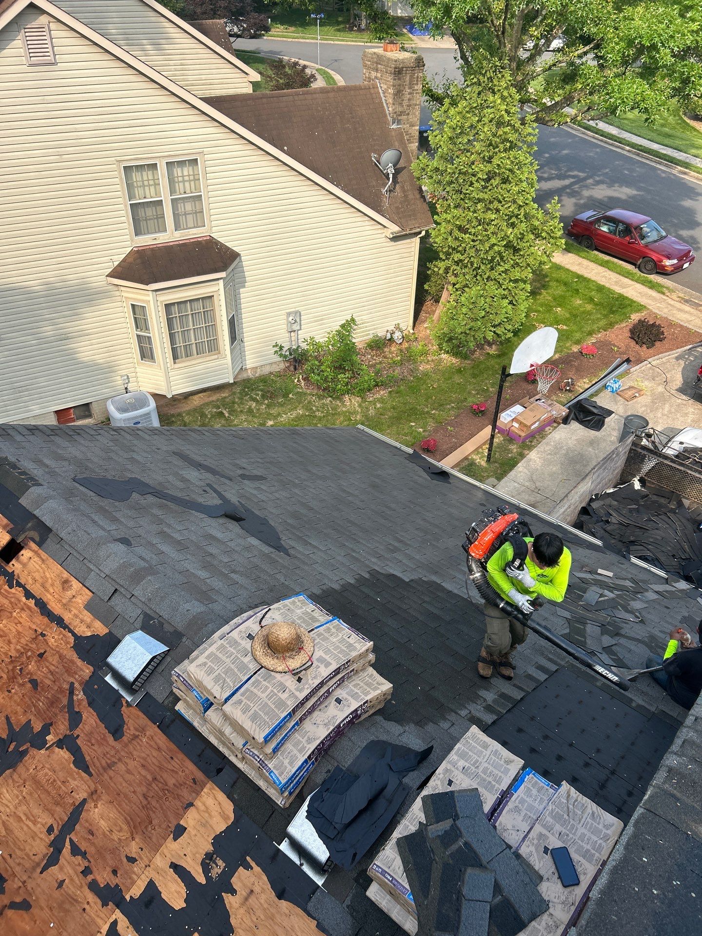 Burke: Residential Roof Replacement with CertainTeed Landmark PRO in Max Def Cobblestone Gray by RM Banning, Inc.