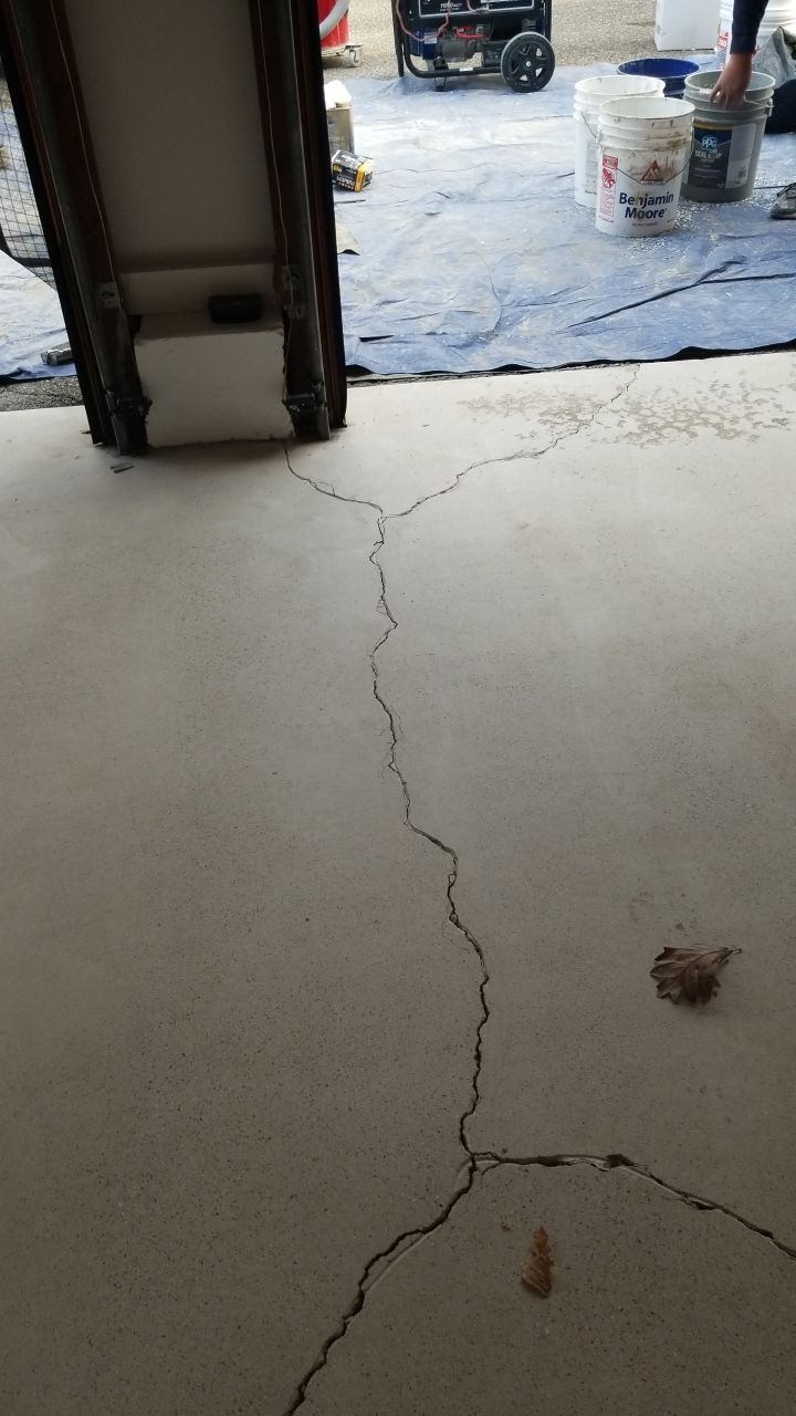 Garage Floor in Domino by Spectrum Painting, LLC
