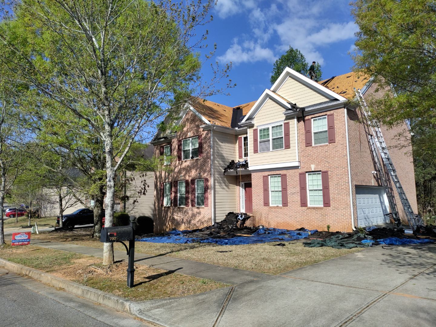 Residential Roofing Installation using Owens Corning Onyx Black by Inspector Roofing and Restoration
