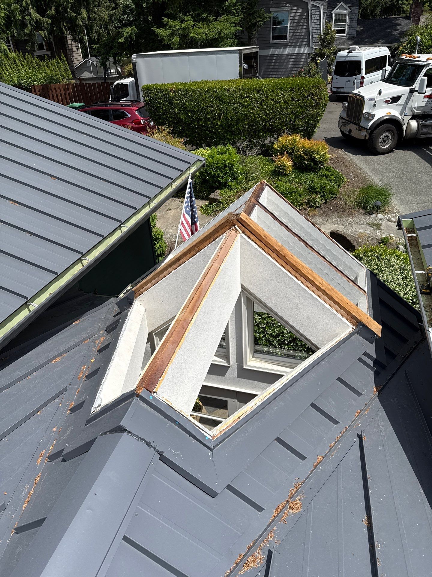 Mercer Island, Metal Roof Replacement, NRM 1000 by Proline Roofing & Restoration LLC