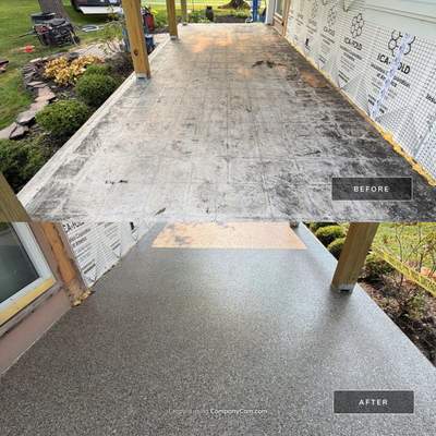 Vintage Shalestone Porch Coating