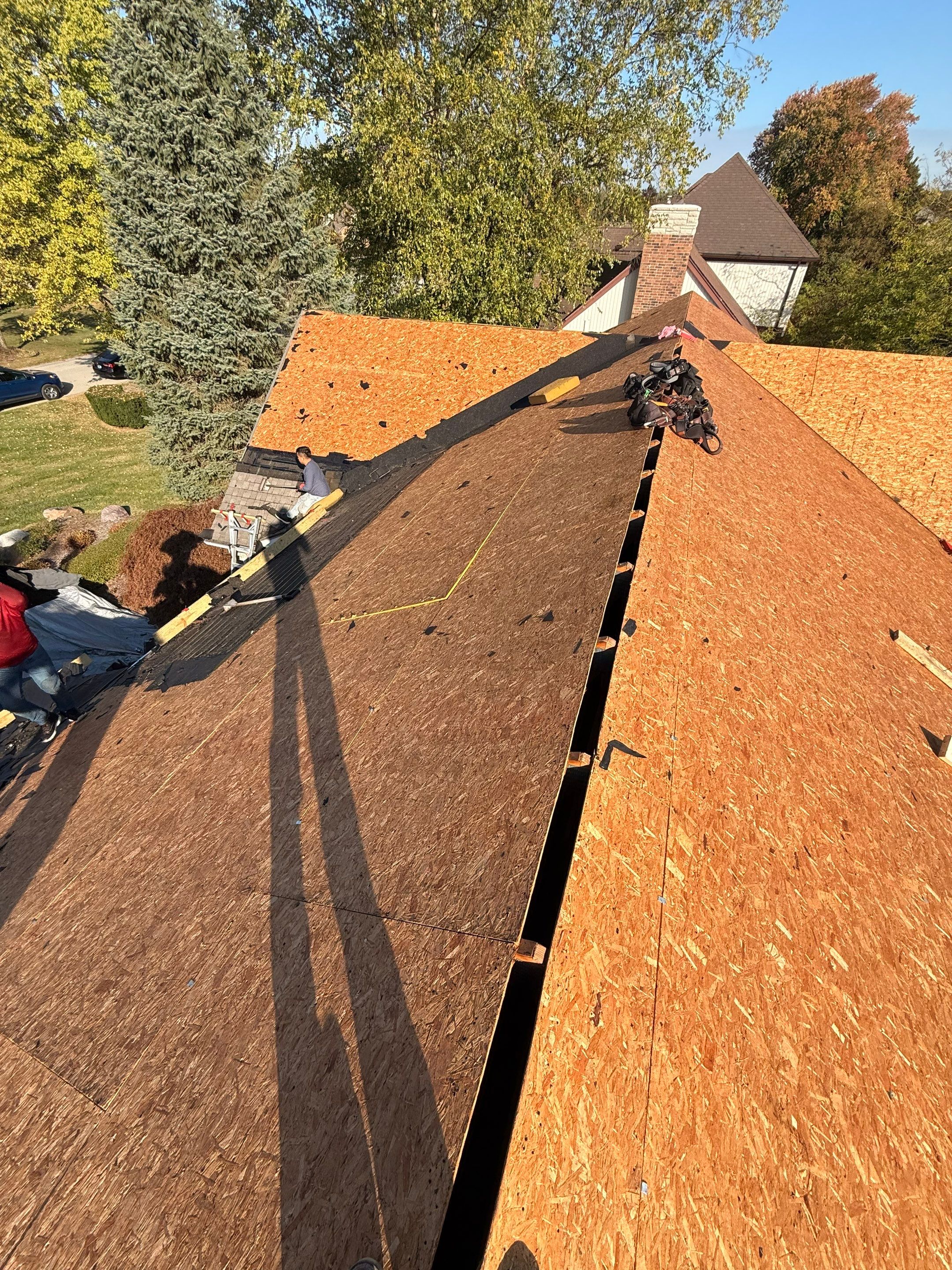 Roof Replacement using Owens Corning Teak by 180 Contractors